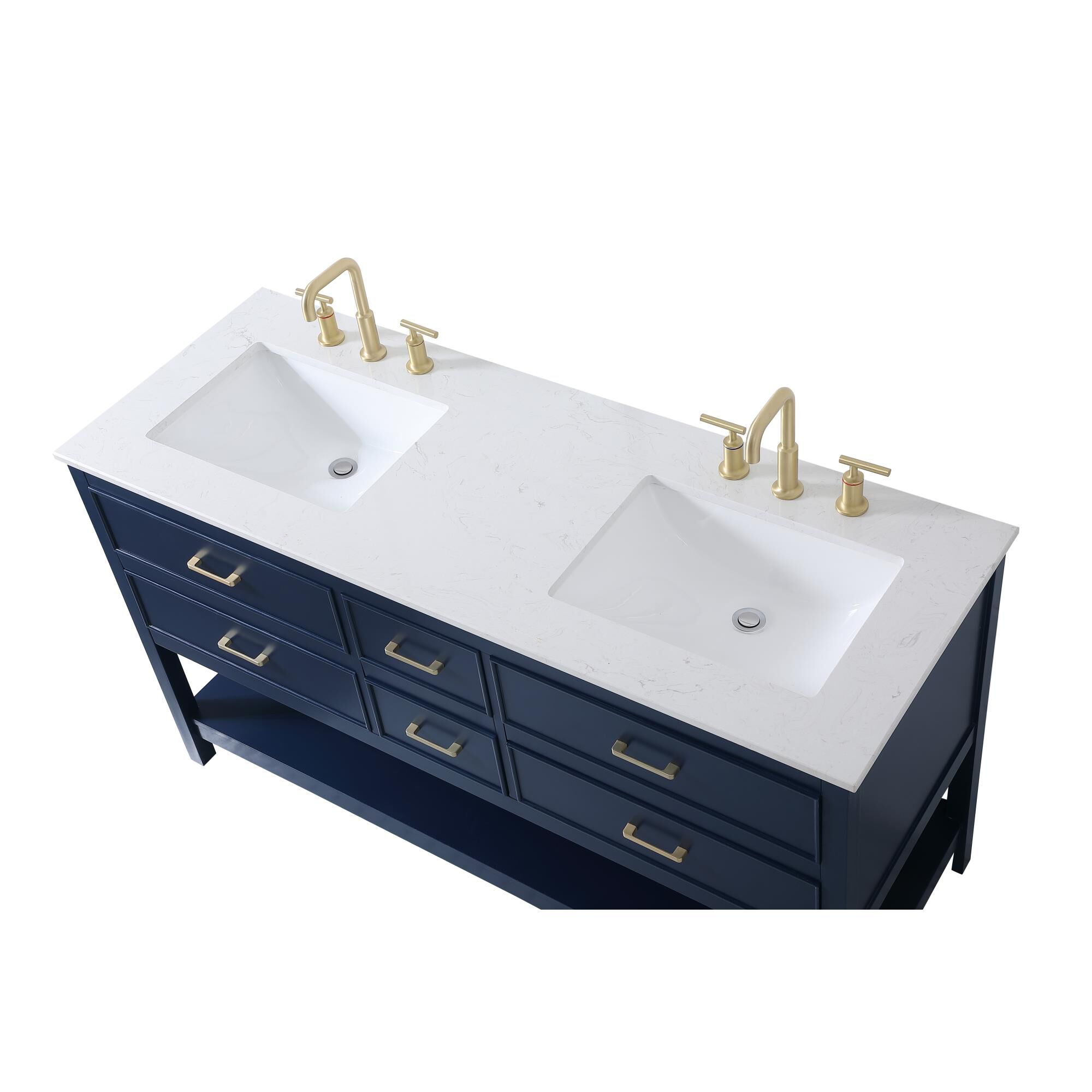 Shown in Blue finish