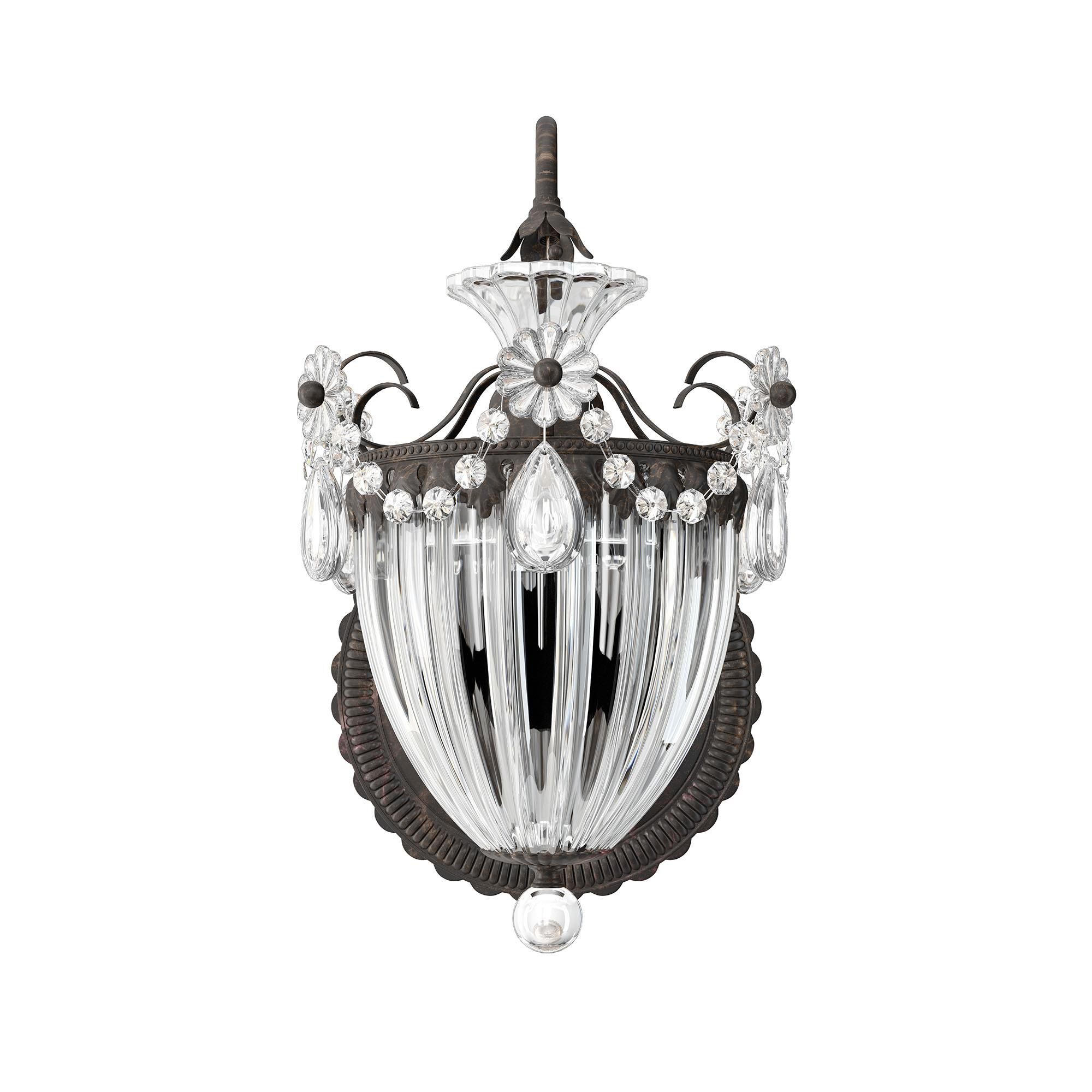 Shown in Heirloom Bronze finish and Clear Radiance crystal