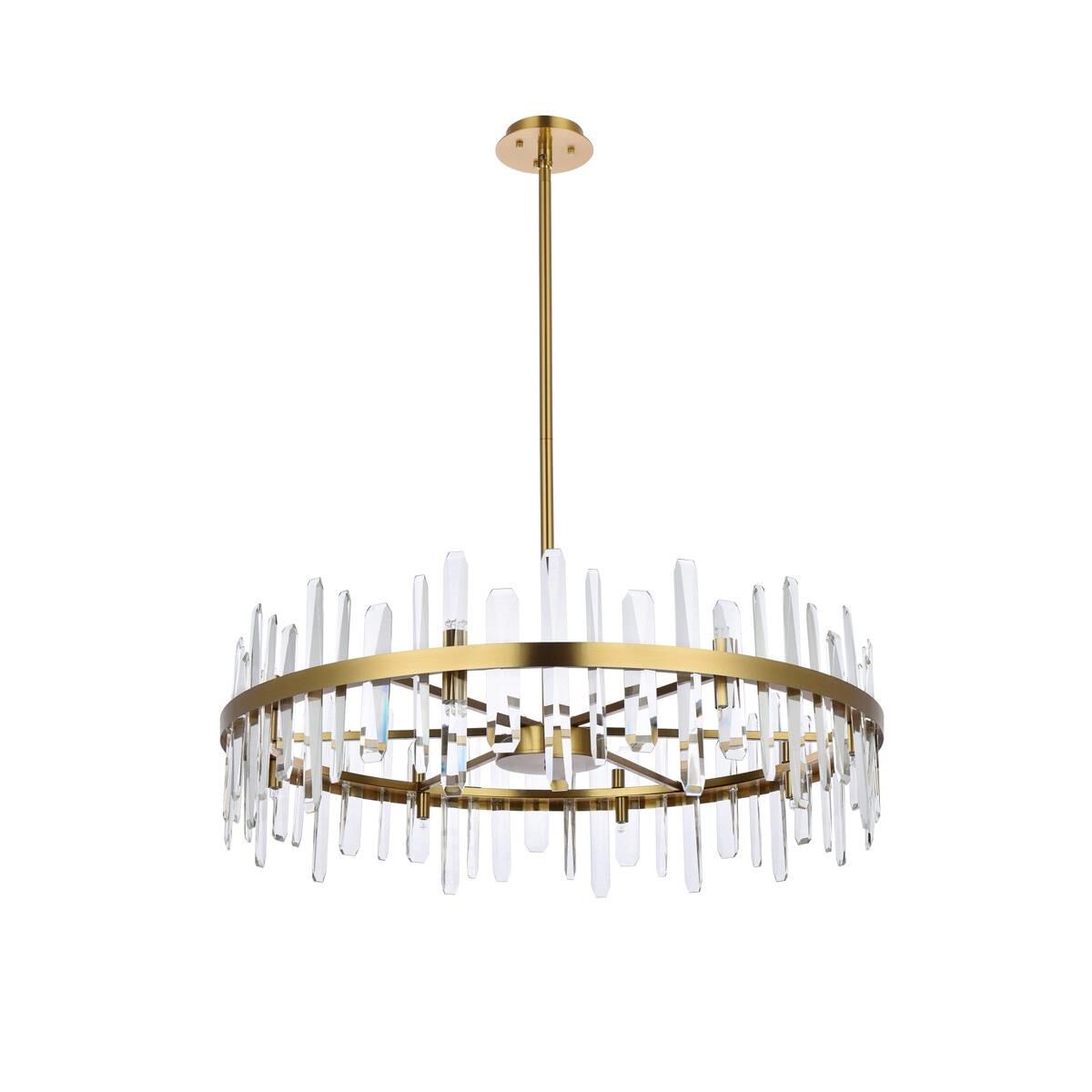 Serena 36 Inch 16 Light Chandelier by Elegant Lighting