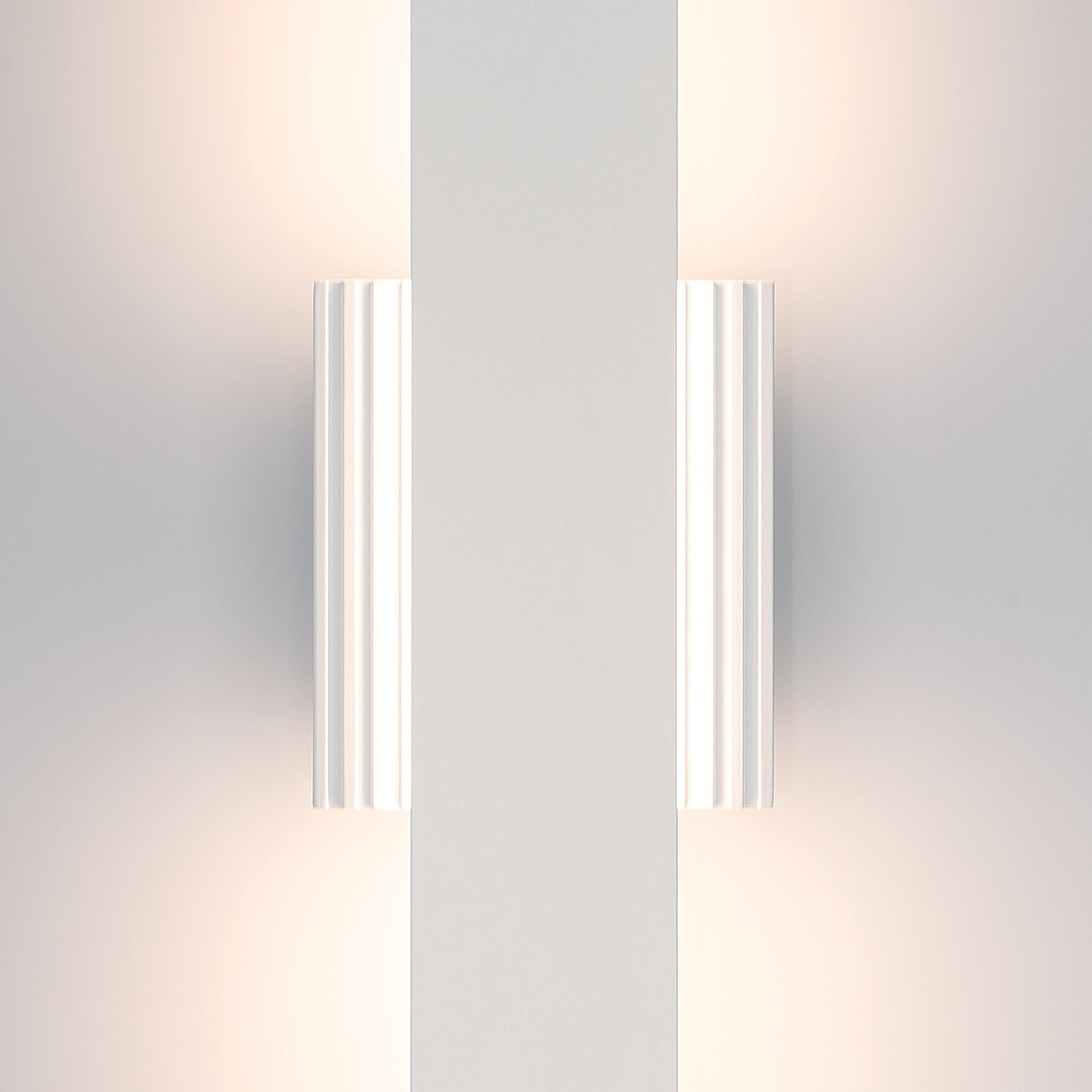 Shown in Textured White finish and Frosted Acrylic glass