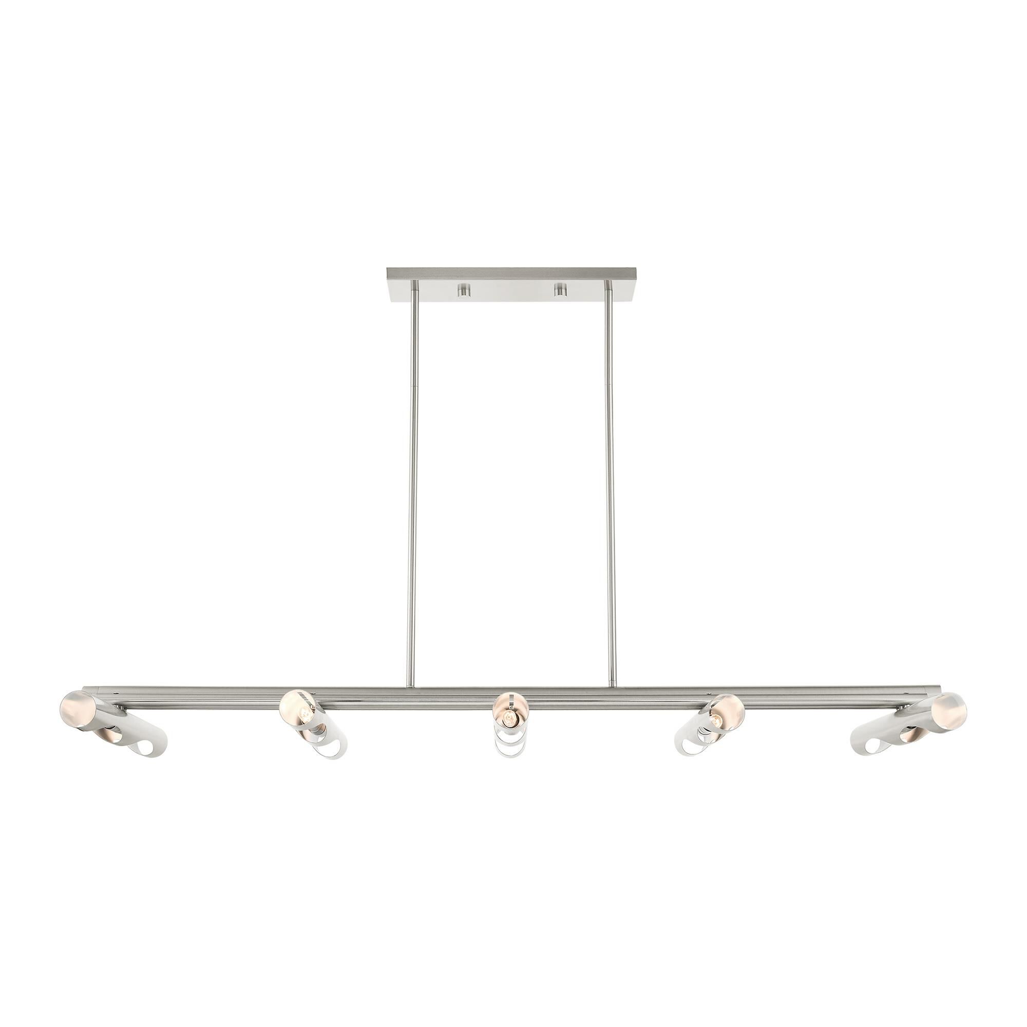 Acra 50 Inch 10 Light Linear Suspension Light by Livex Lighting