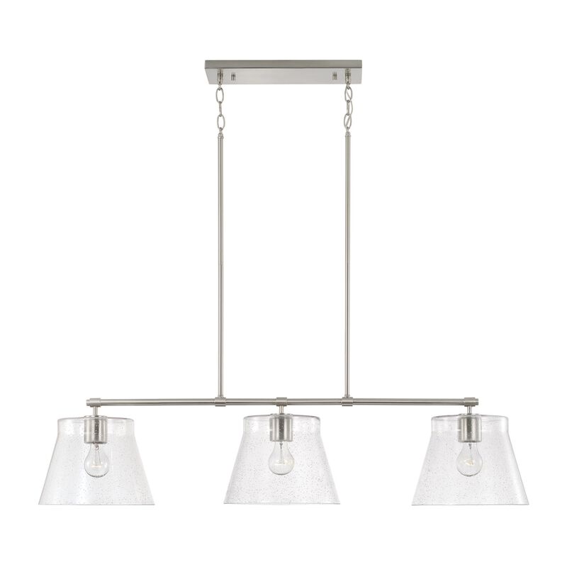 Baker 44 Inch 3 Light Linear Suspension Light by Homeplace by Capital Lighting Fixture Company