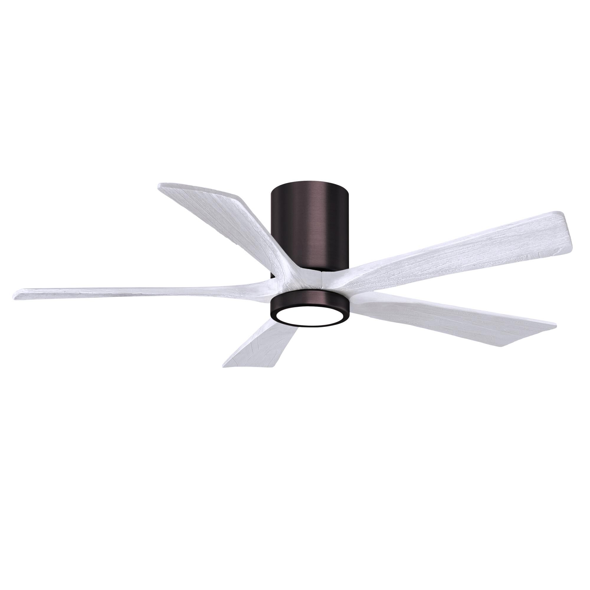 Irene 52 Inch Flush Mount Fan with Light Kit by Matthews Fan Company