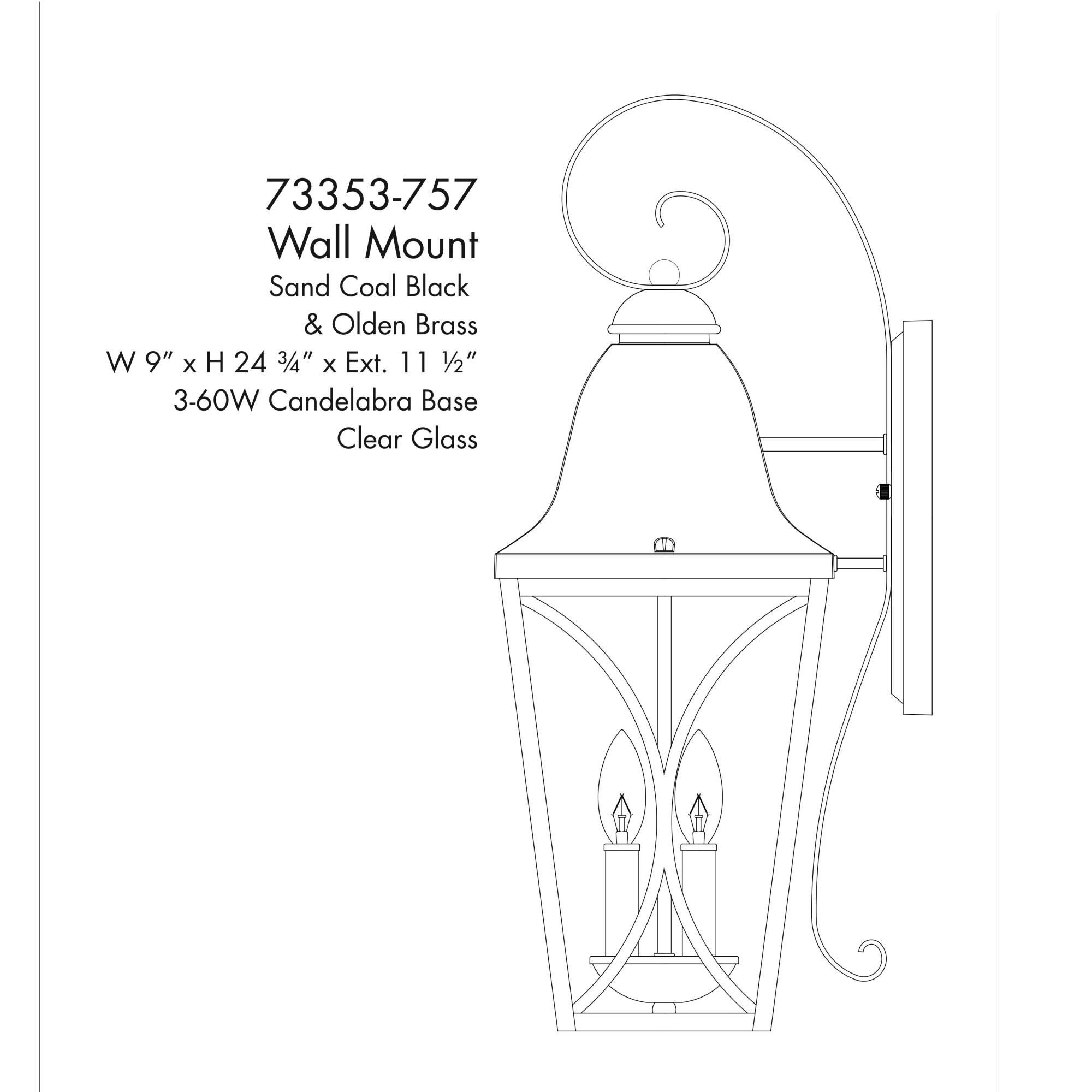 Cardigan 24 Inch Outdoor Wall Light by Minka Lavery