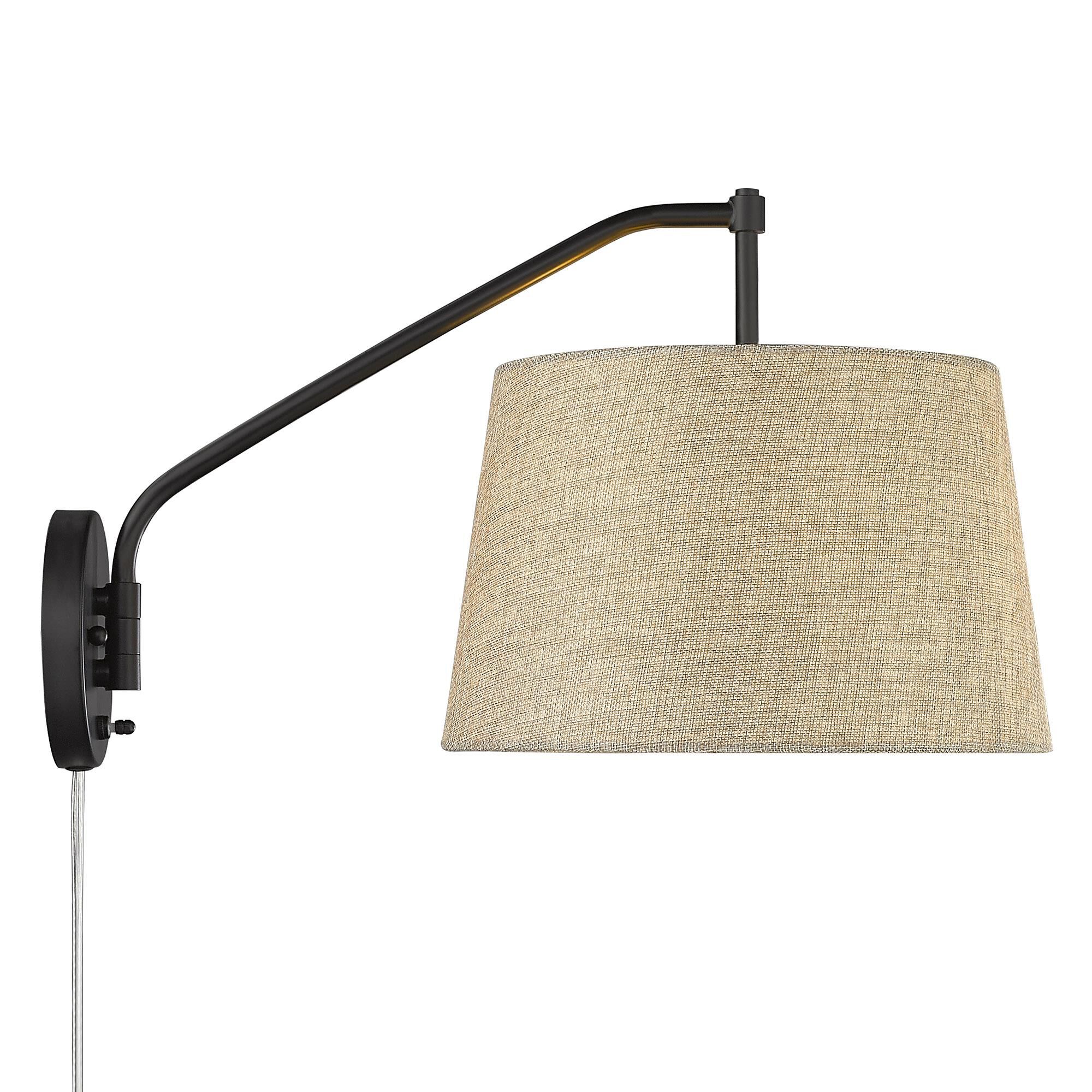 Ryleigh 19 Inch Wall Swing Lamp by Golden Lighting