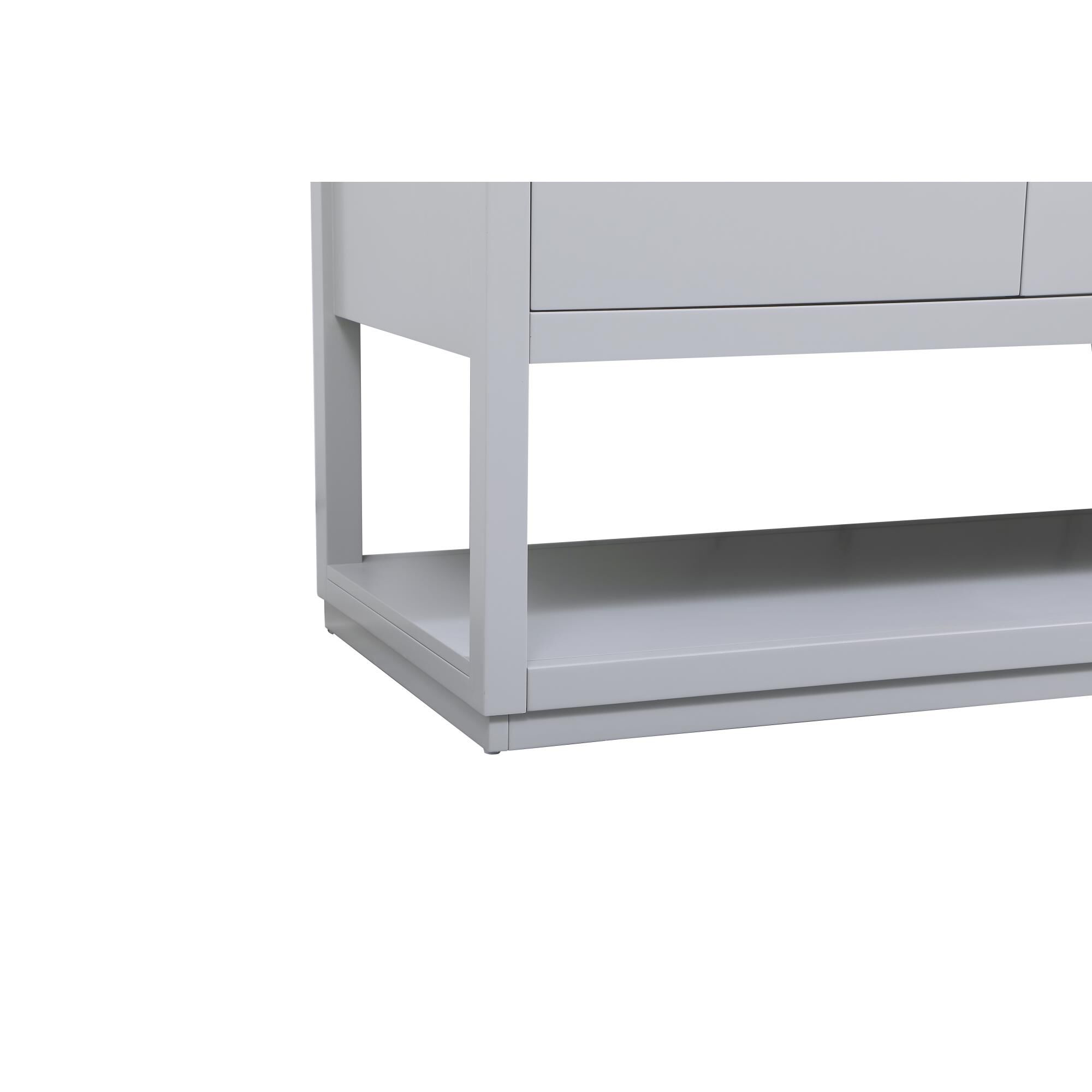 Shown in Grey finish