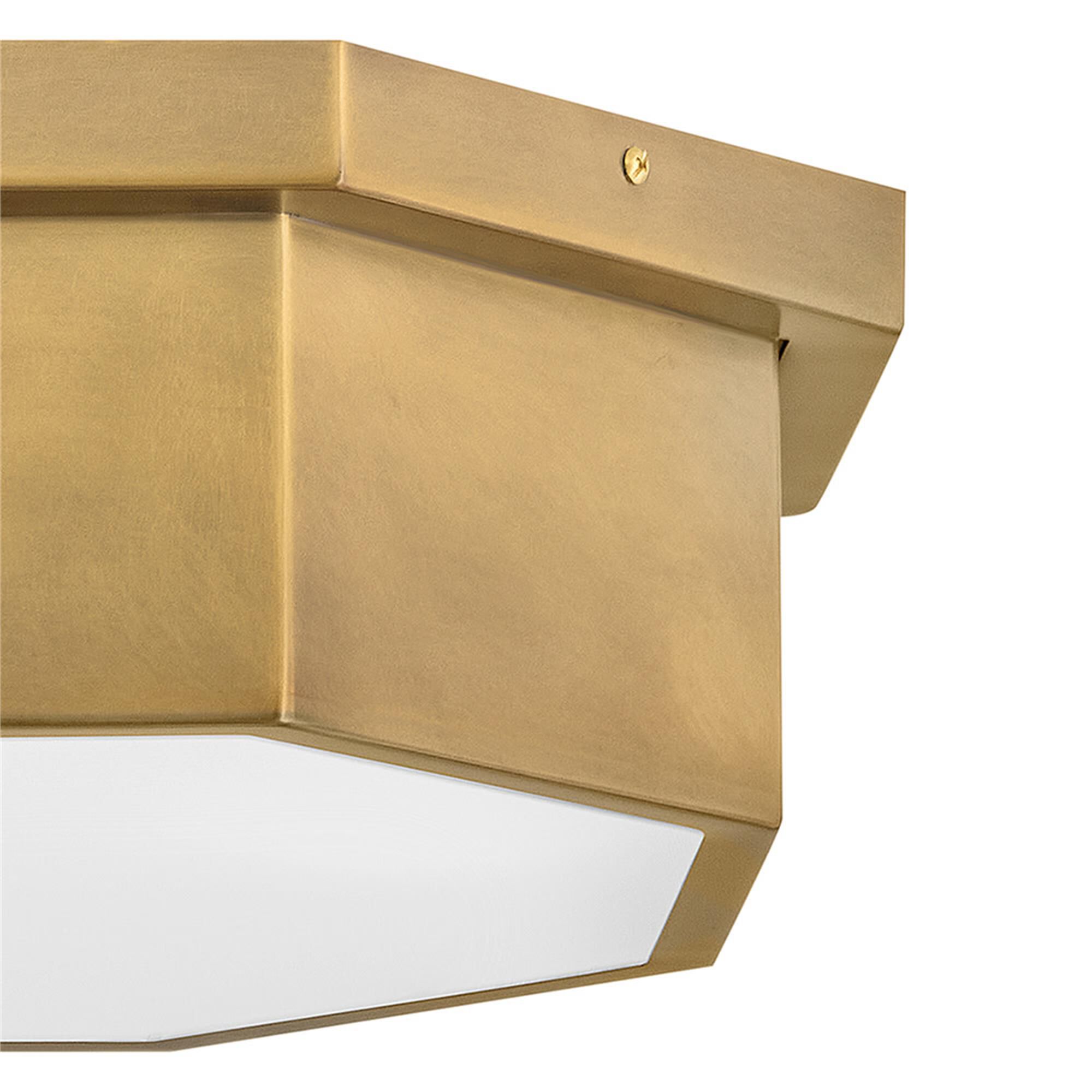 Facet 18 Inch 3 Light Flush Mount,