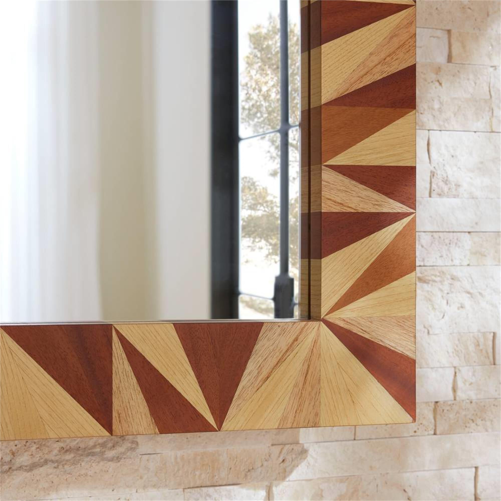 Shown in Blonde Straw Marquetry finish