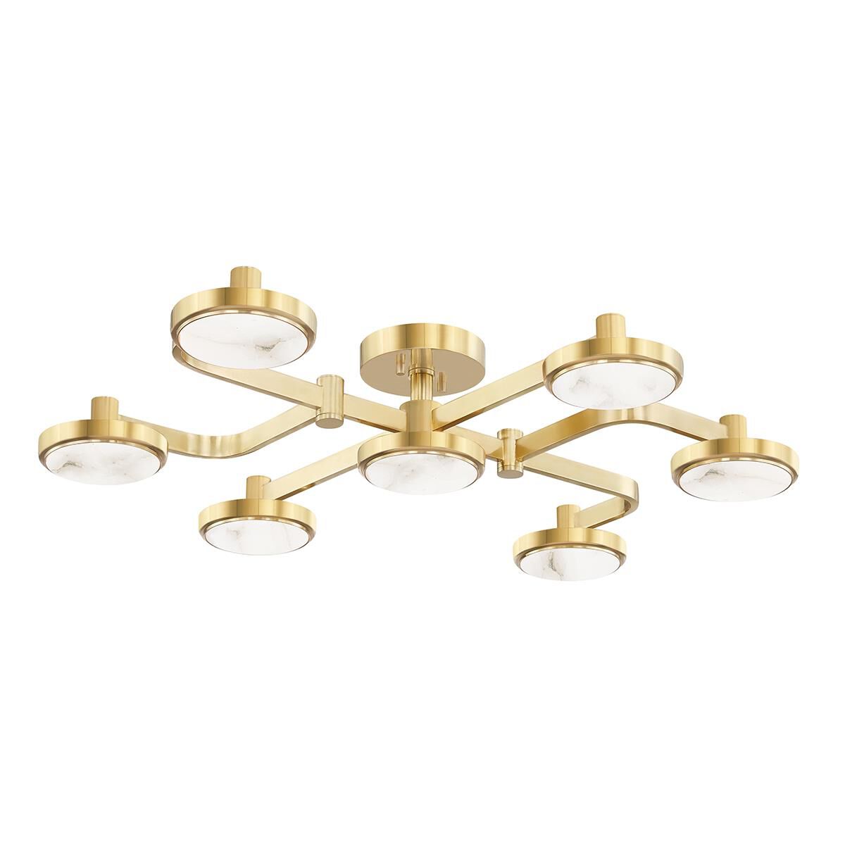 Meander 29 Inch Semi Flush Mount by Hudson Valley Lighting