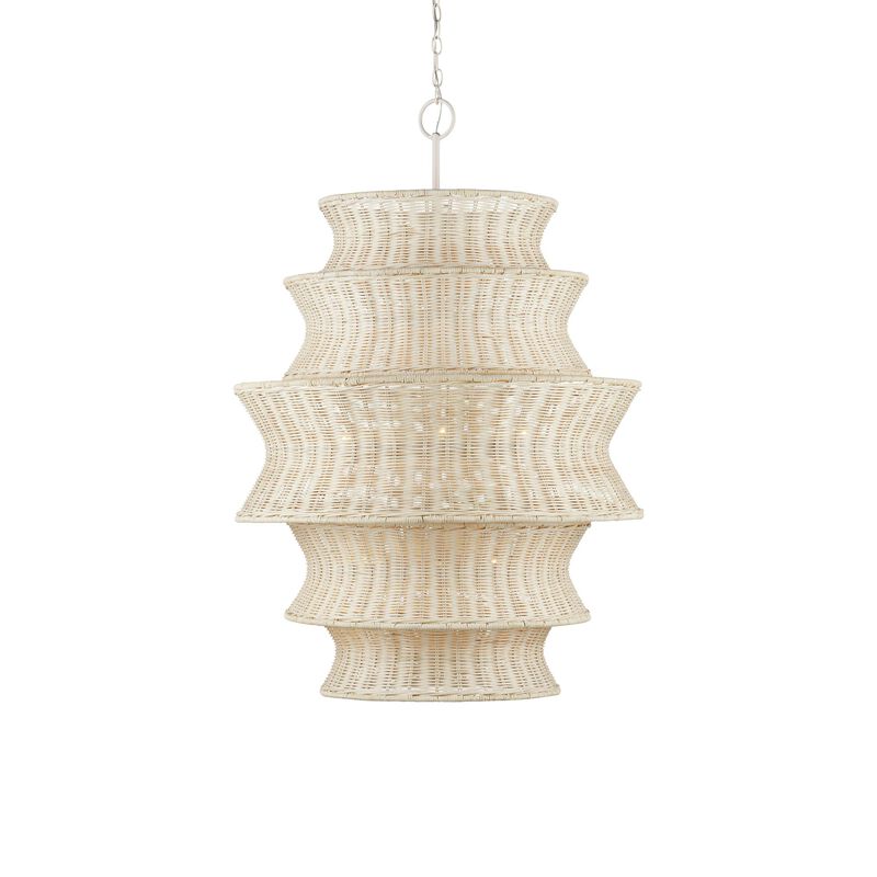 Phebe 32 Inch 9 Light Chandelier by Currey and Company