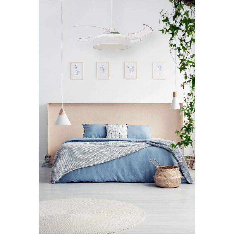 Fraser 48 Inch Ceiling Fan with Light Kit by Beacon Lighting