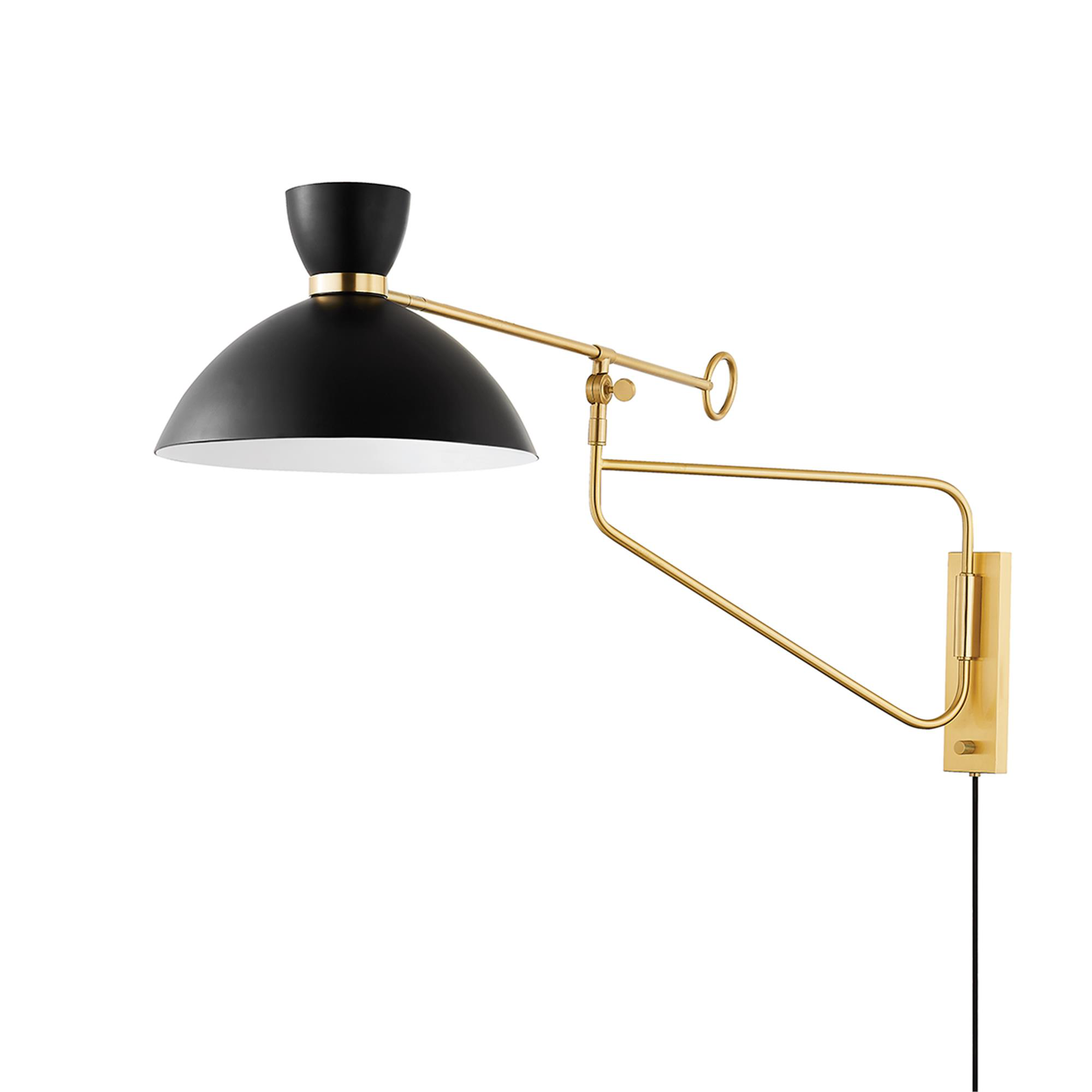 Cranbrook Large Wall Swing Lamp,