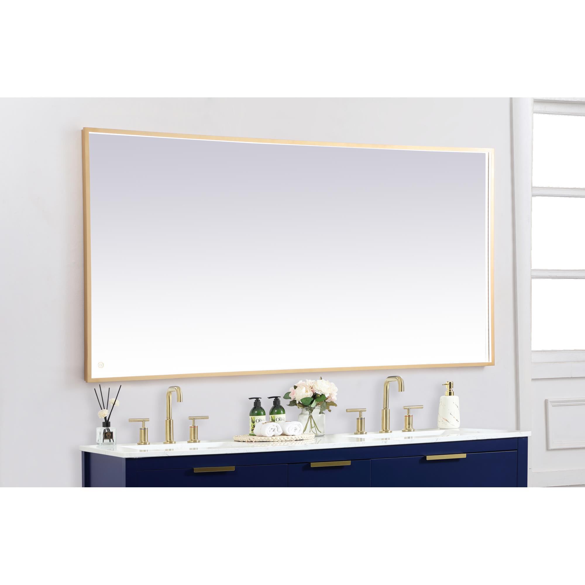 Pier LED Lighted Mirror by Elegant Decor