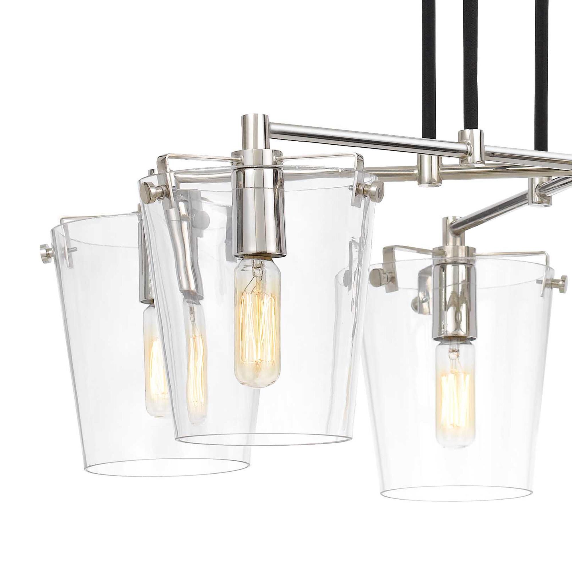 Arlo 26 Inch 6 Light Chandelier by Varaluz