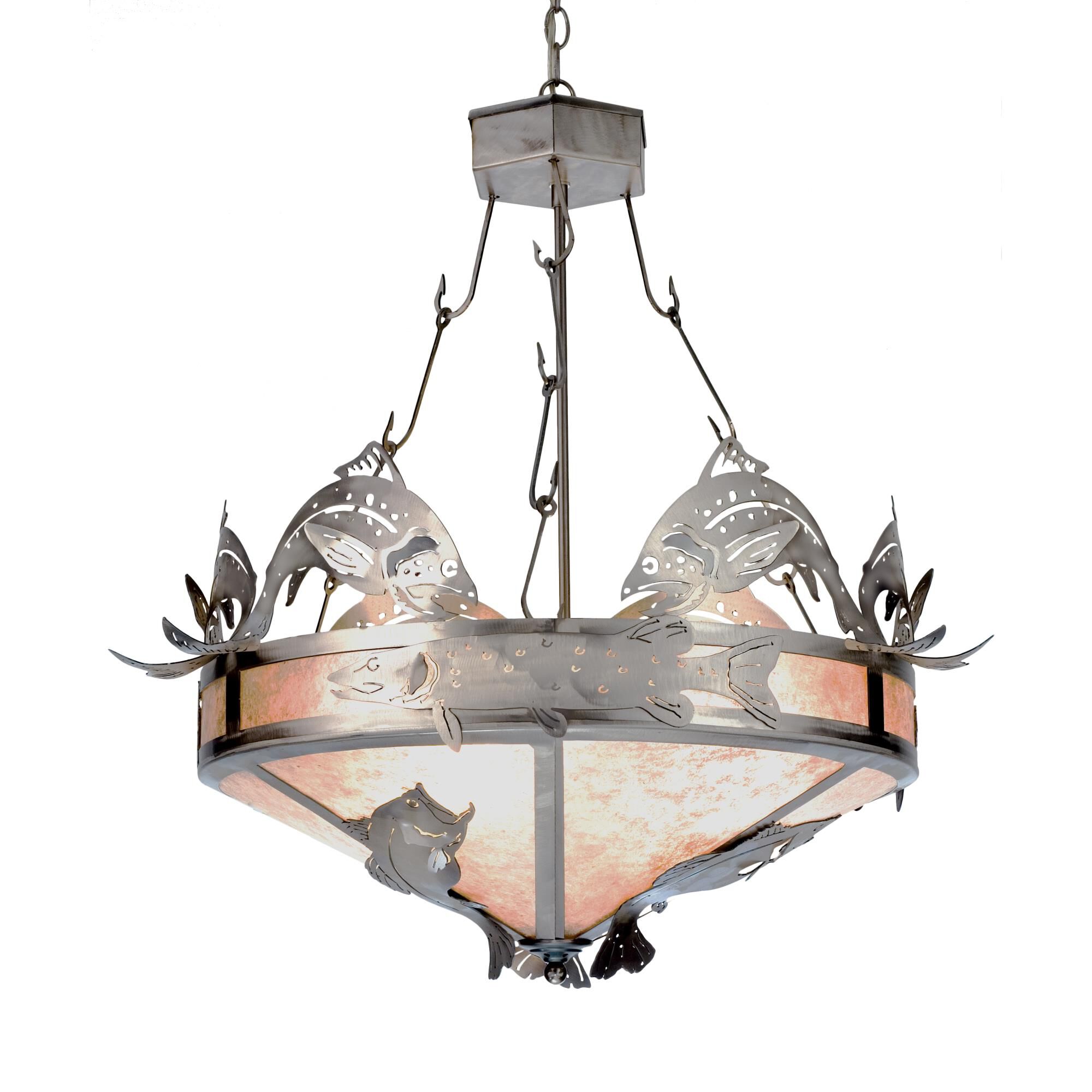 Catch Of The Day Trout 30 Inch Large Pendant by Meyda Lighting