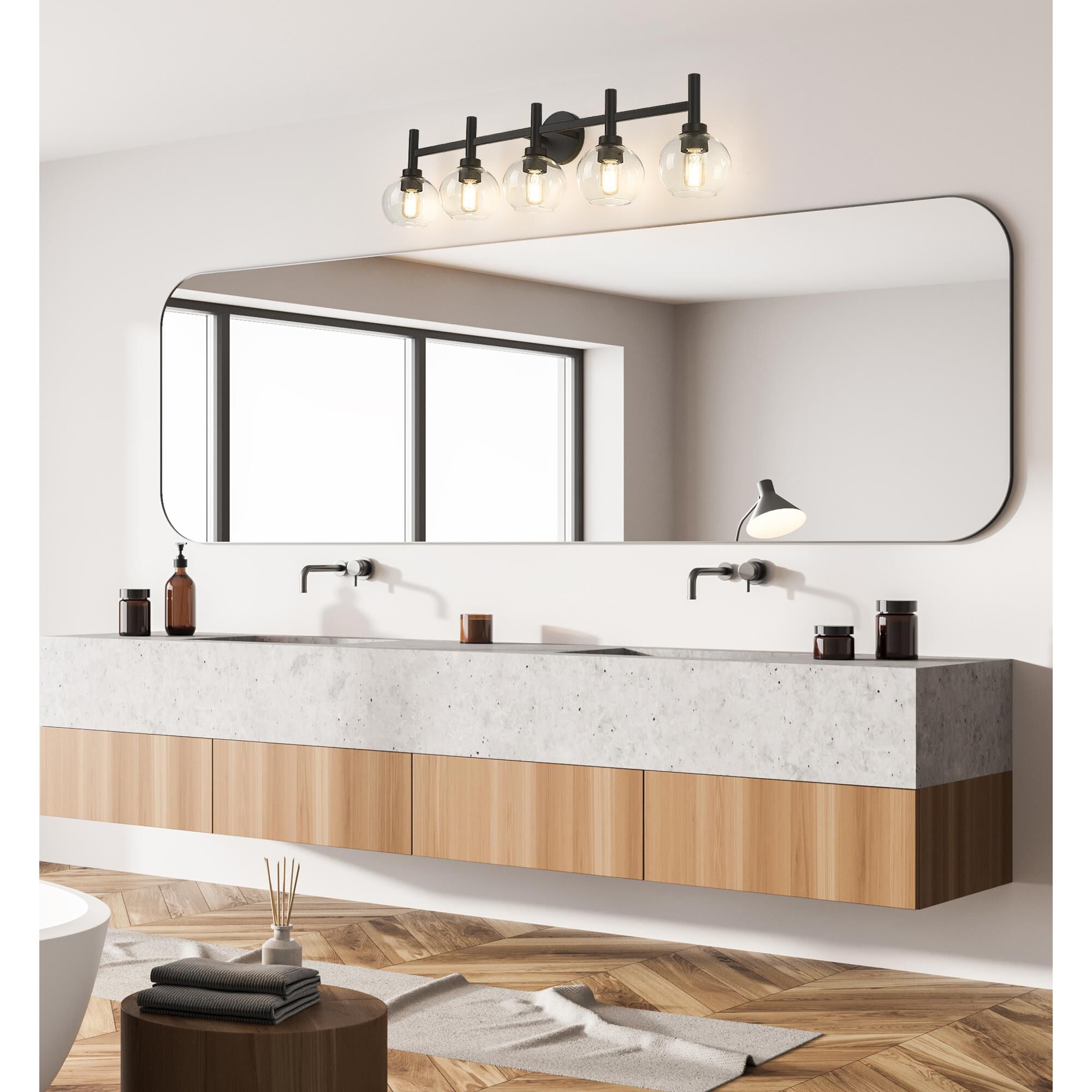 Sutton 39 Inch 5 Light Bath Vanity Light by Z-Lite