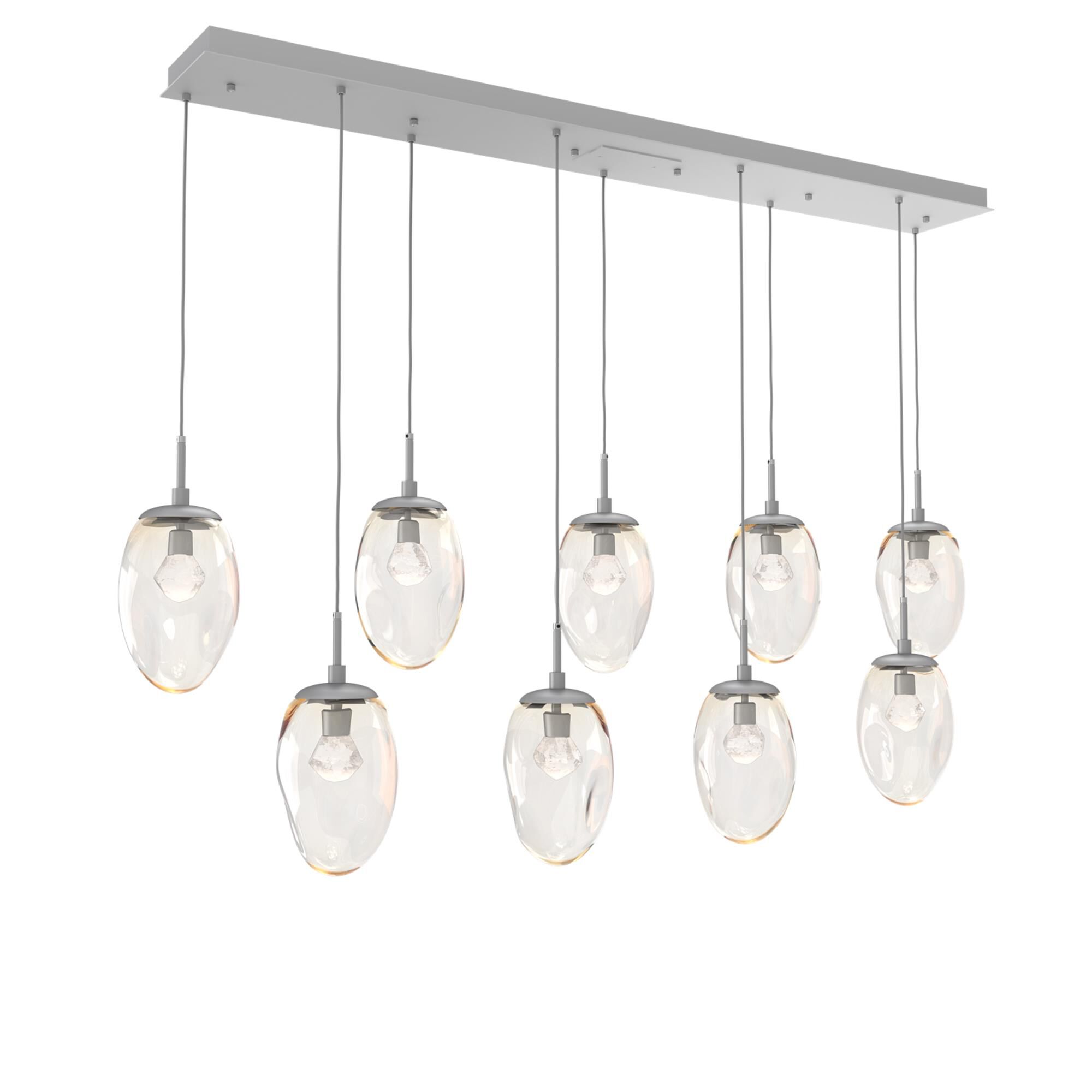 Levi Wilson Nebula 70 Inch 9 Light LED Linear Suspension Light by Hammerton Studio