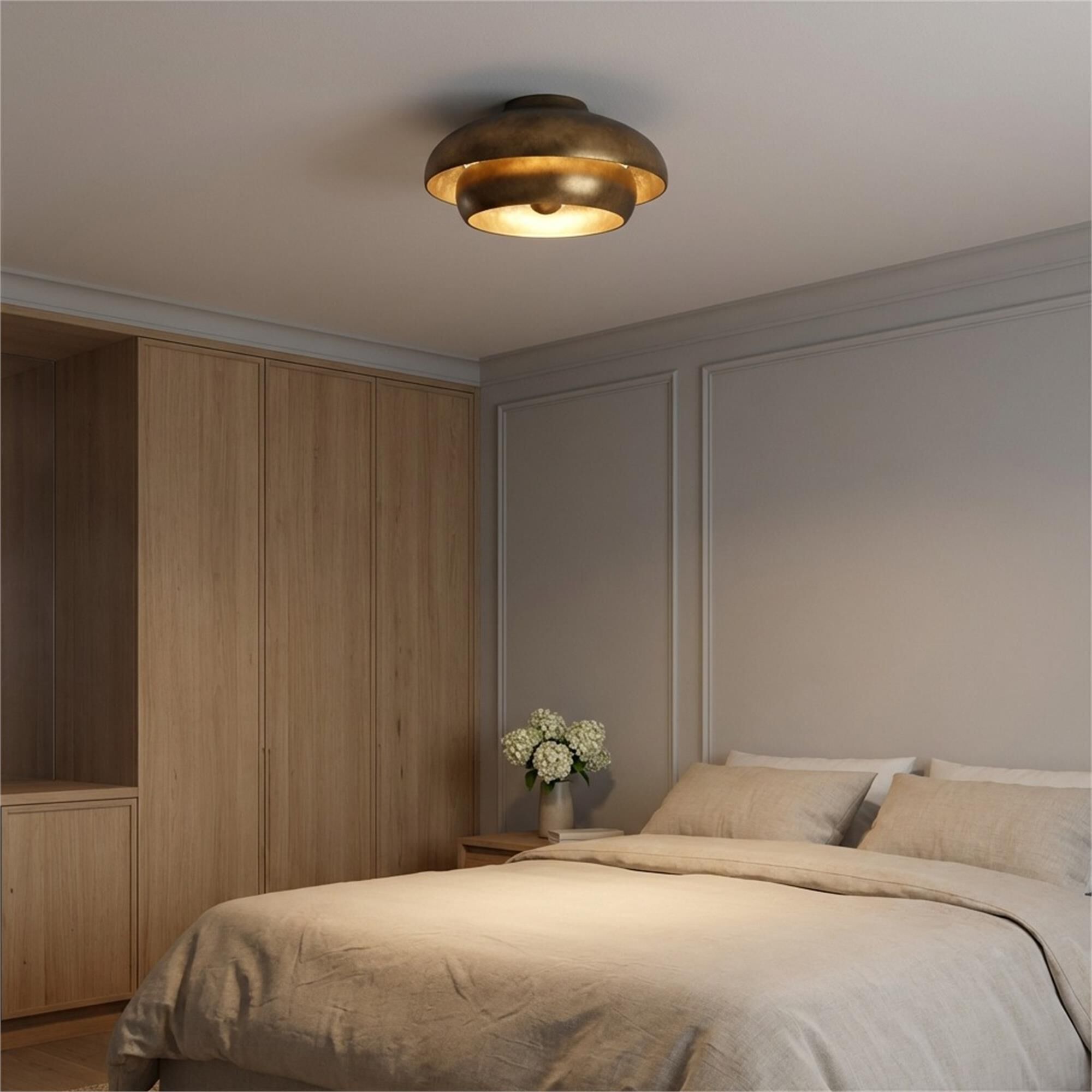 Christiane Lemieux Solene 18 Inch Flush Mount,