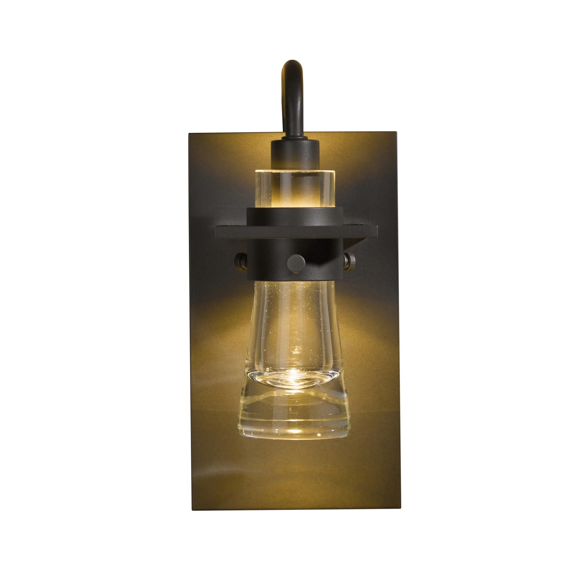 Shown in Dark Smoke finish and Clear  glass