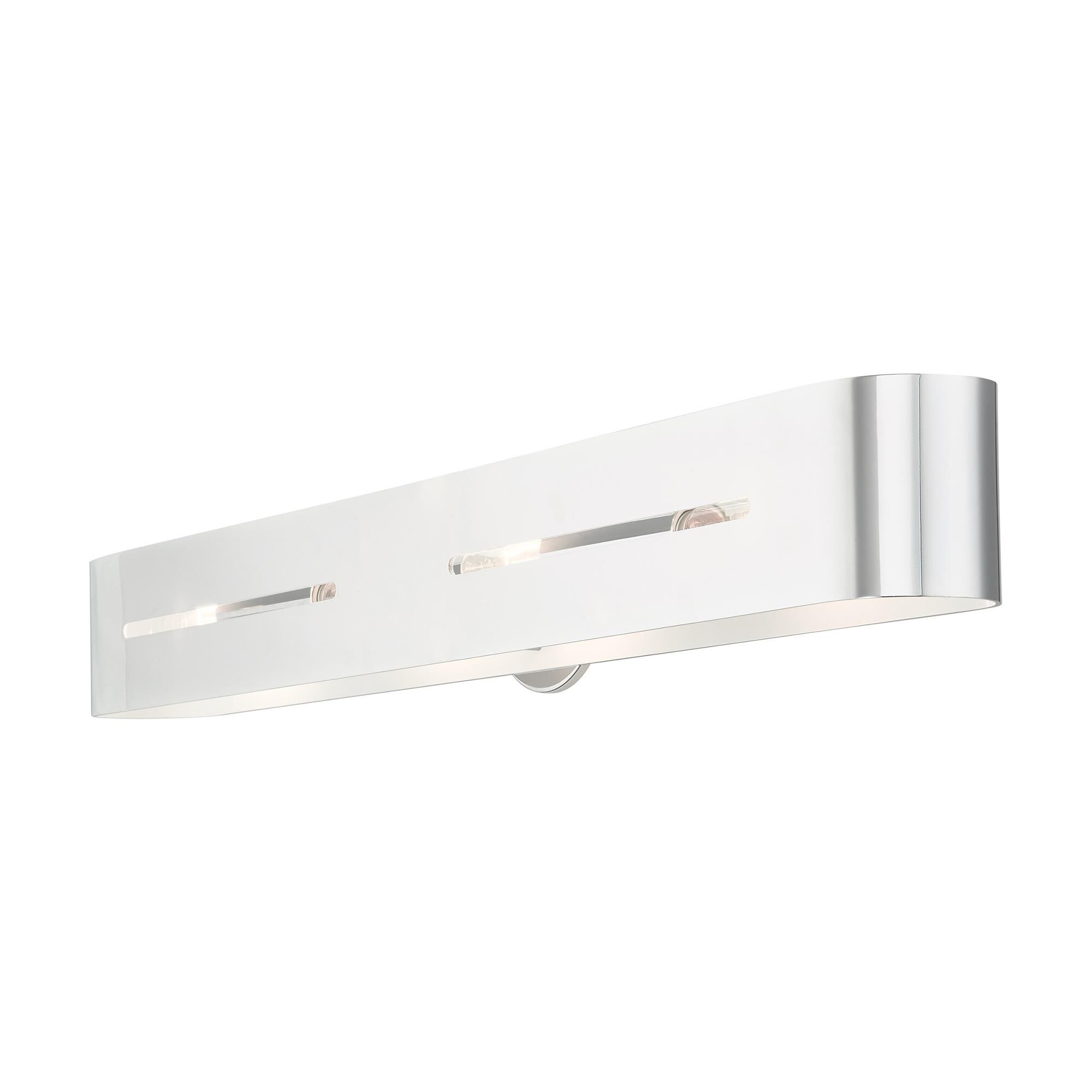 Shown in Polished Chrome finish and Hand Welded Polished Chrome  With Shiny White Finish Inside shade