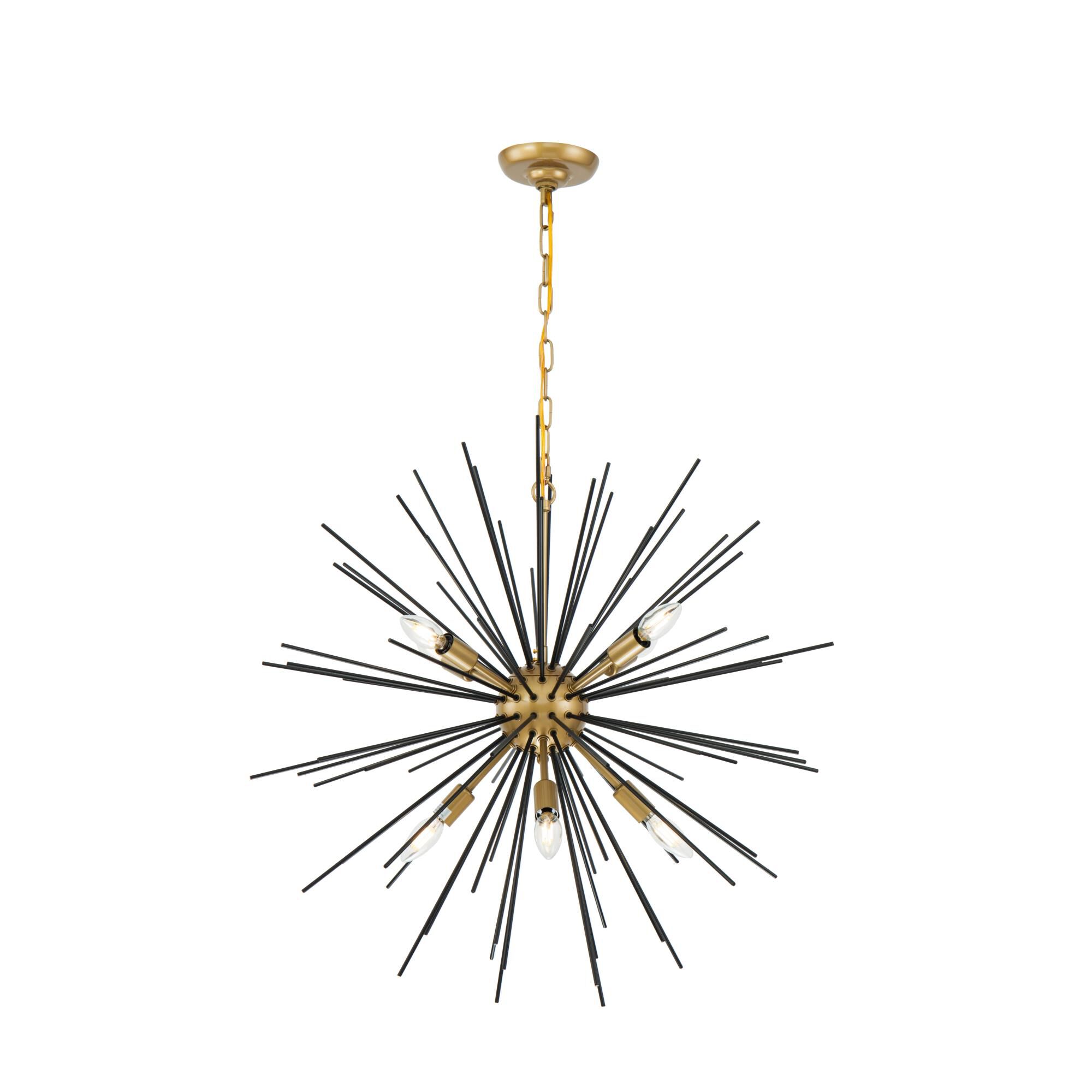 Timber 30 Inch Large Pendant by Elegant Lighting