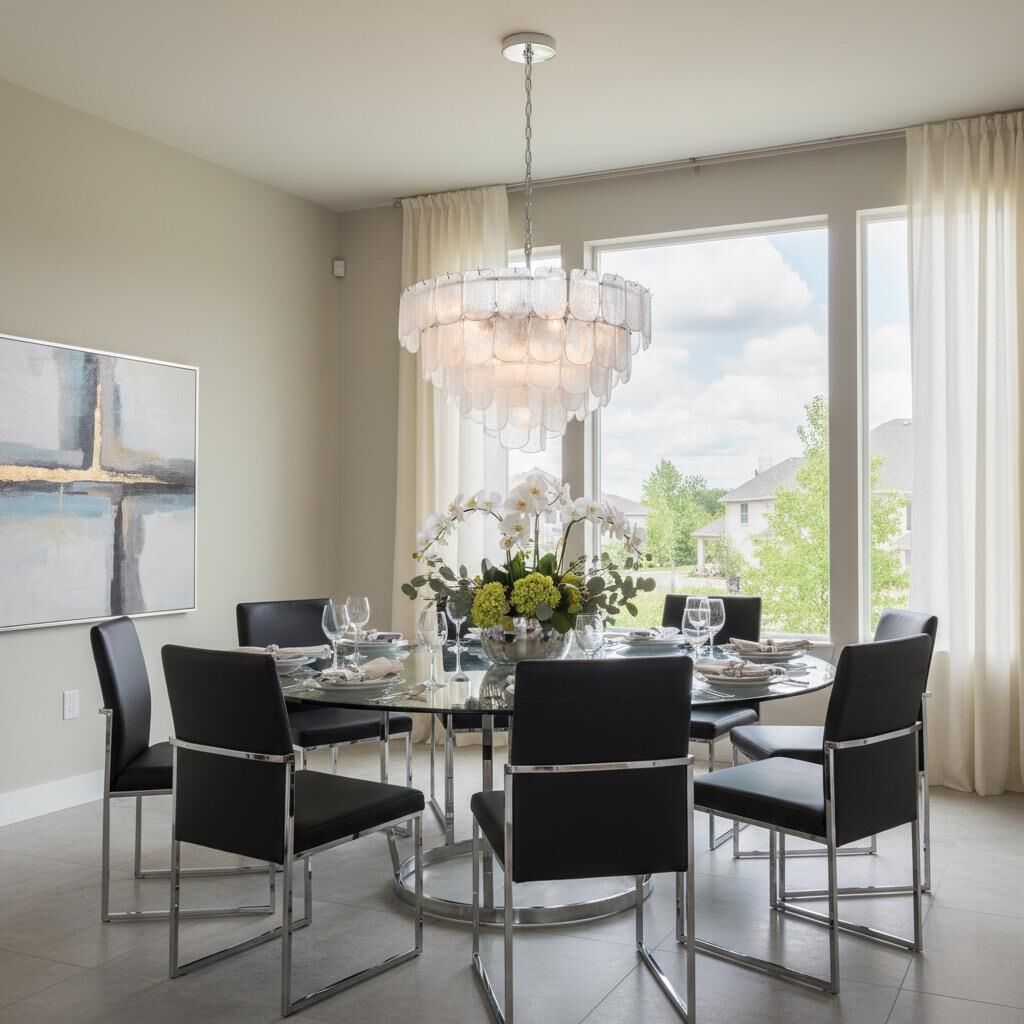 Bianca 32 Inch Chandelier by Artcraft