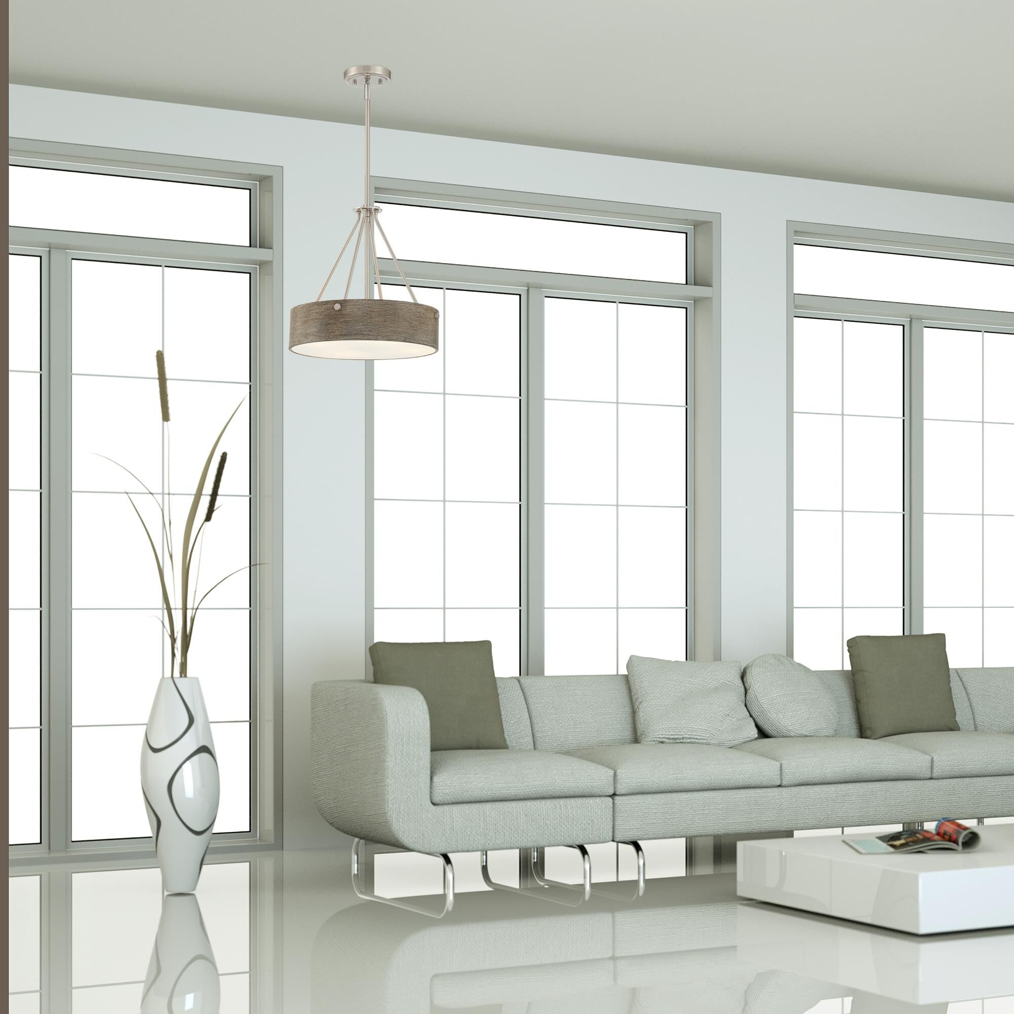 Shown in Brushed Nickel finish