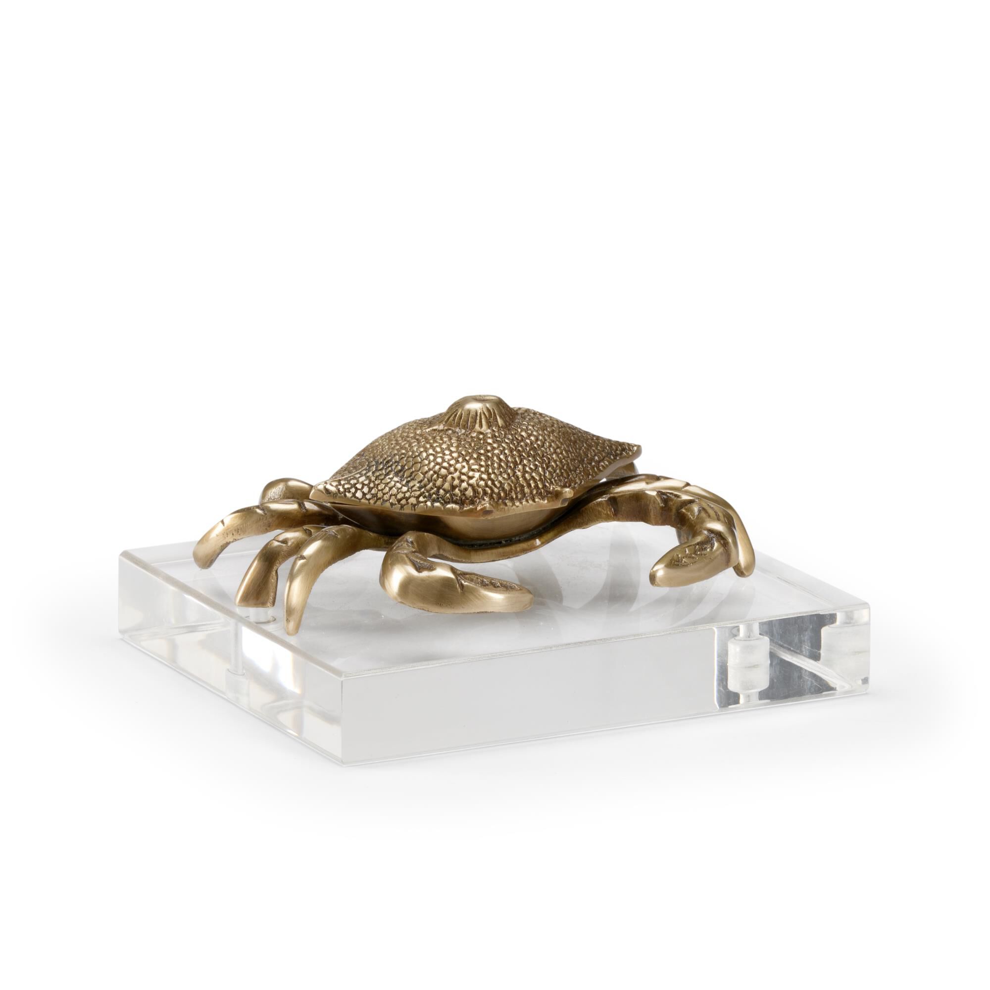 CRAB BRASS Figurine by Wildwood