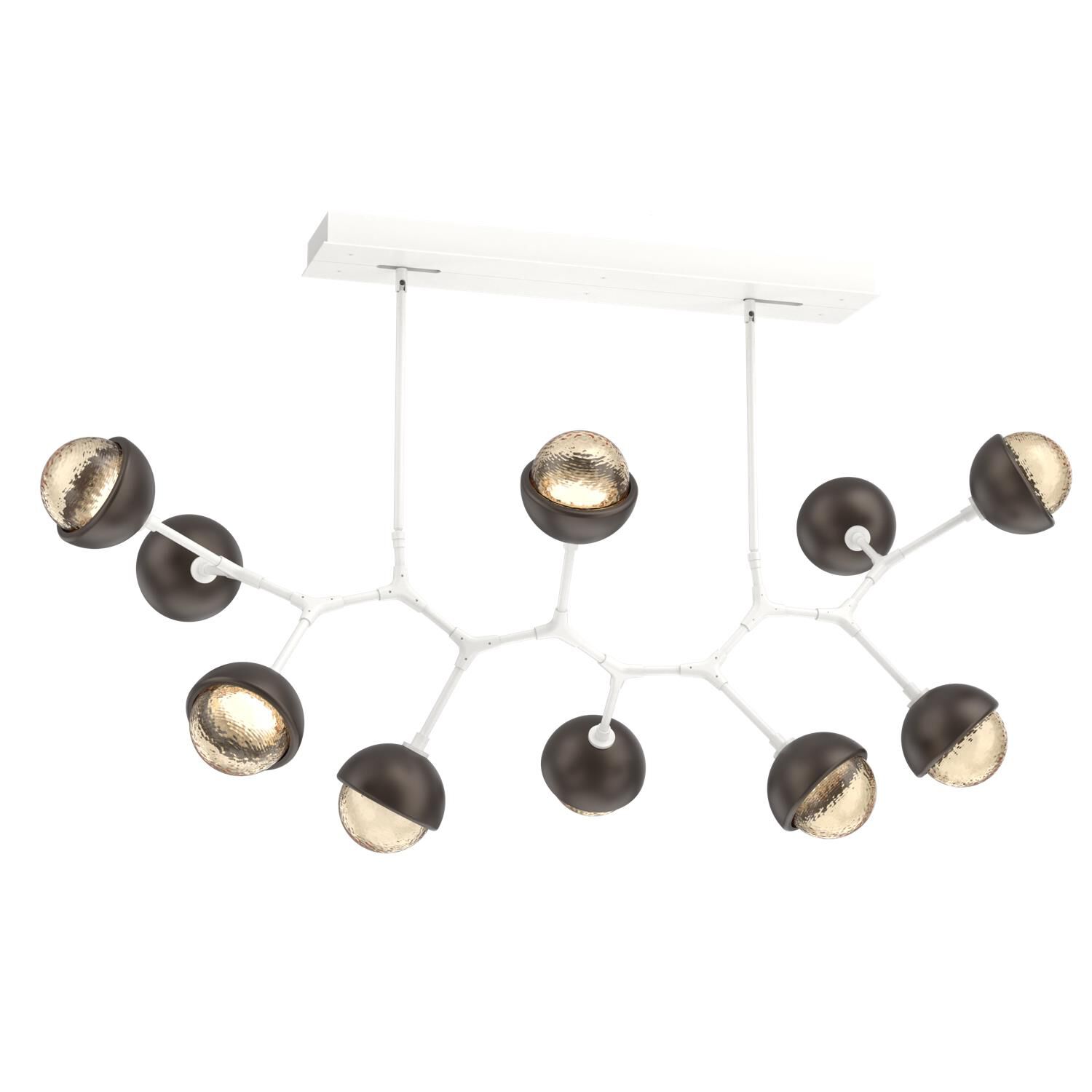 Levi Wilson Cabochon 56 Inch Linear Suspension Light by Hammerton Studio