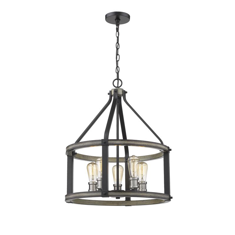 Kirkland 20 Inch 5 Light Mini Chandelier by Z-Lite