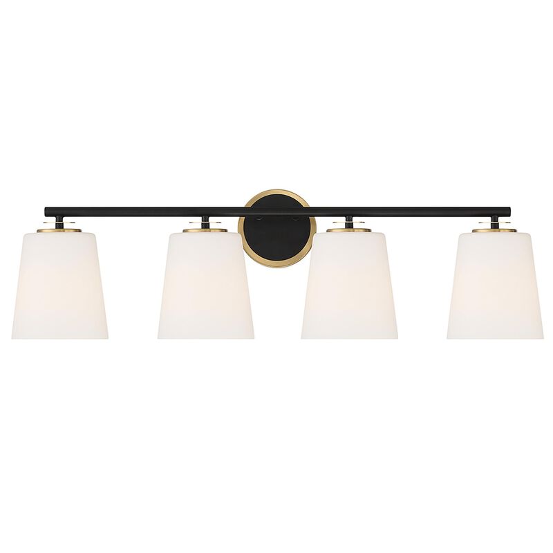 33 Inch 4 Light Bath Vanity Light by Meridian Lighting