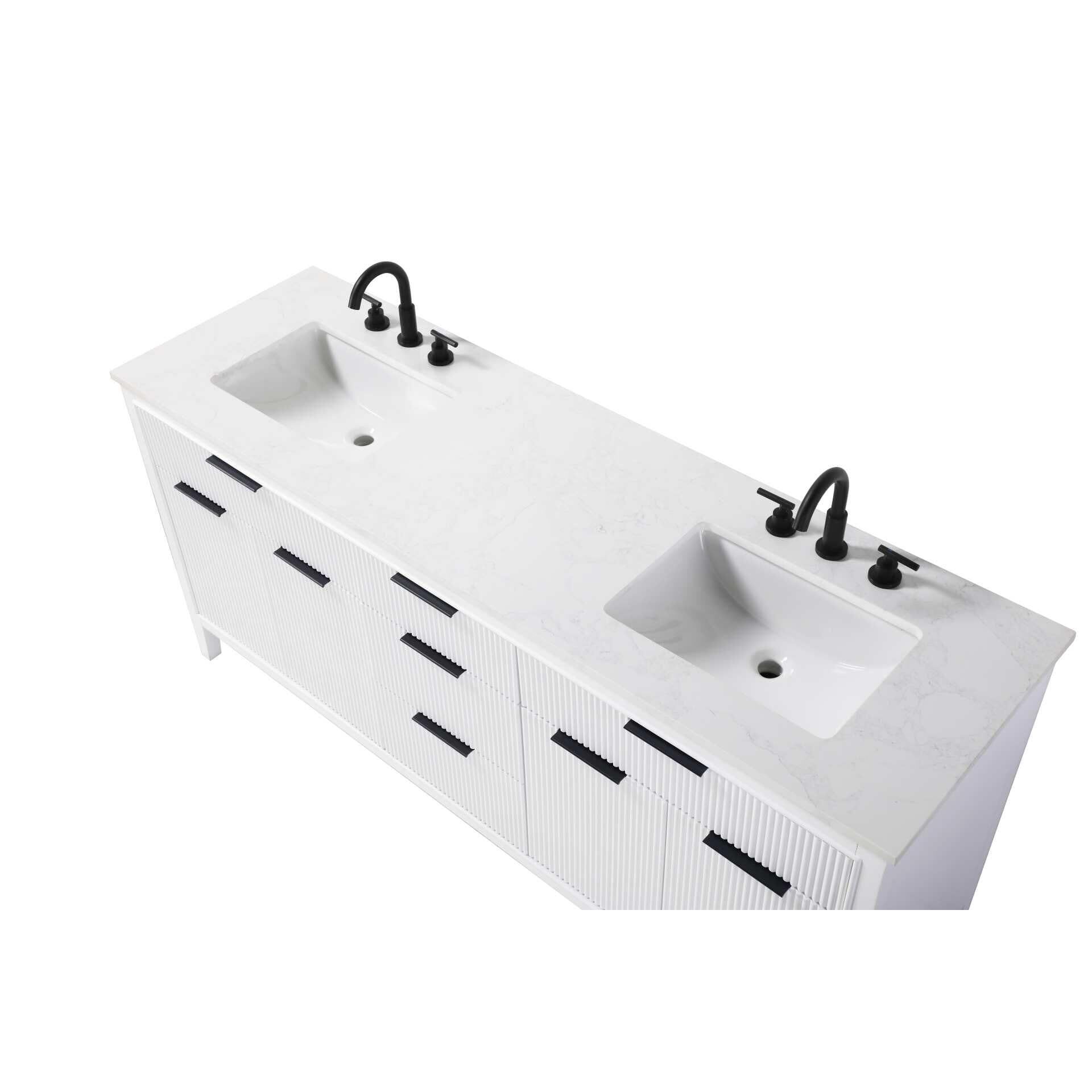 Langston 72 Inch Bath Vanity by Elegant Decor