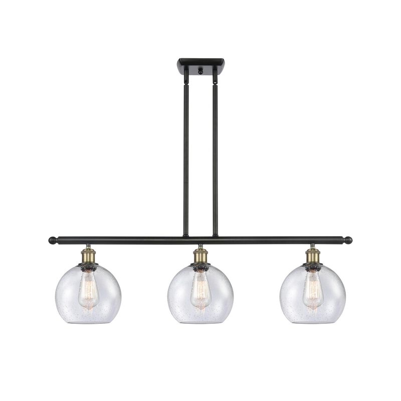 Bruno Marashlian Athens 36 Inch 3 Light Linear Suspension Light by Innovations Lighting