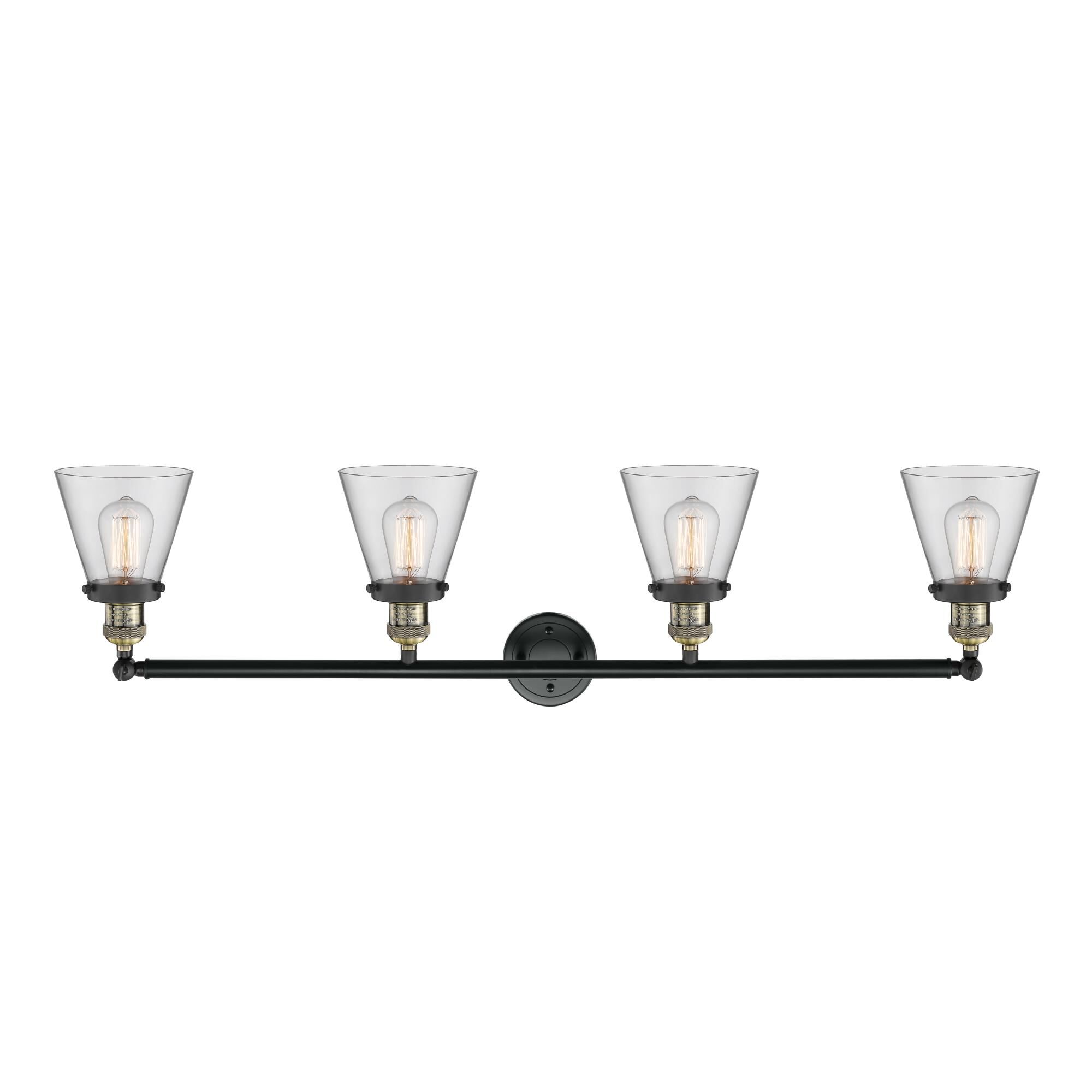 Bruno Marashlian Small Cone 42 Inch 4 Light Bath Vanity Light by Innovations Lighting