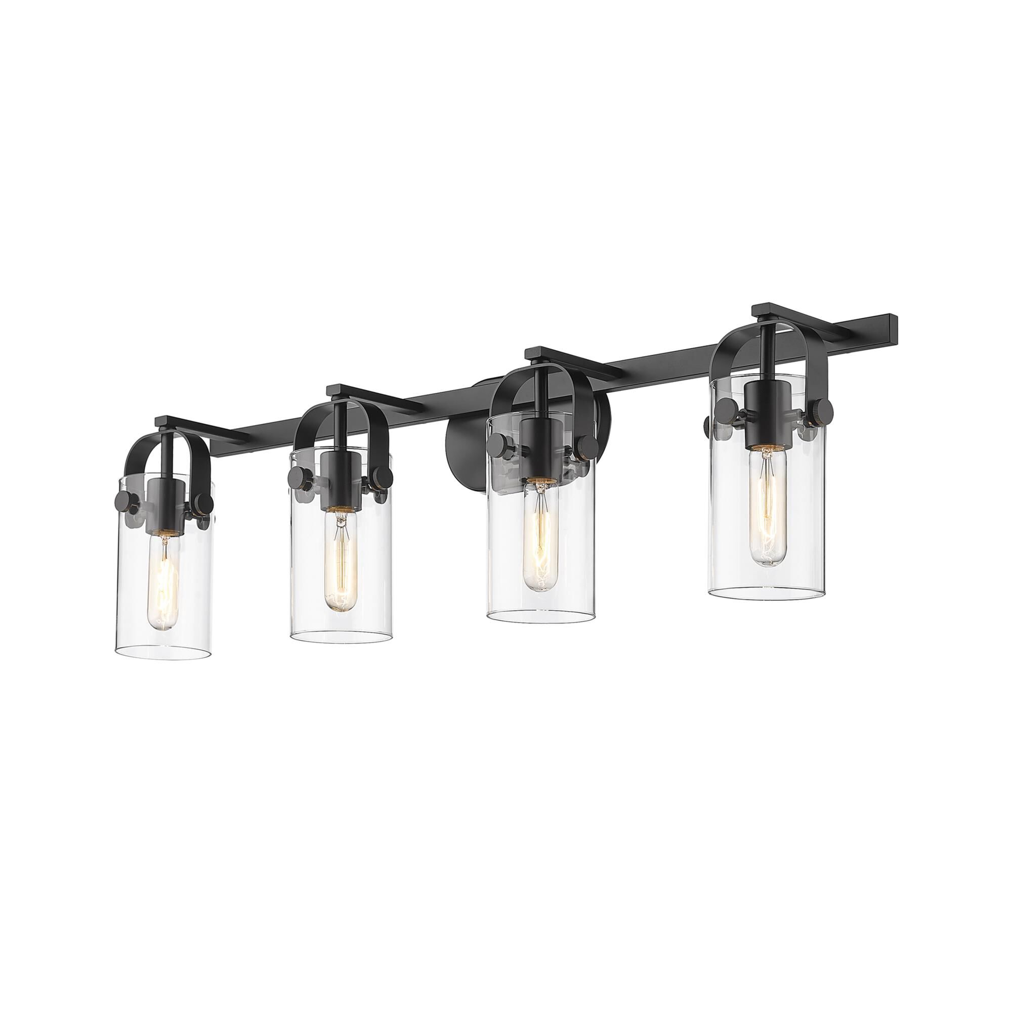Bruno Marashlian Pilaster Ii Cylinder 34 Inch 4 Light Bath Vanity Light by Innovations Lighting