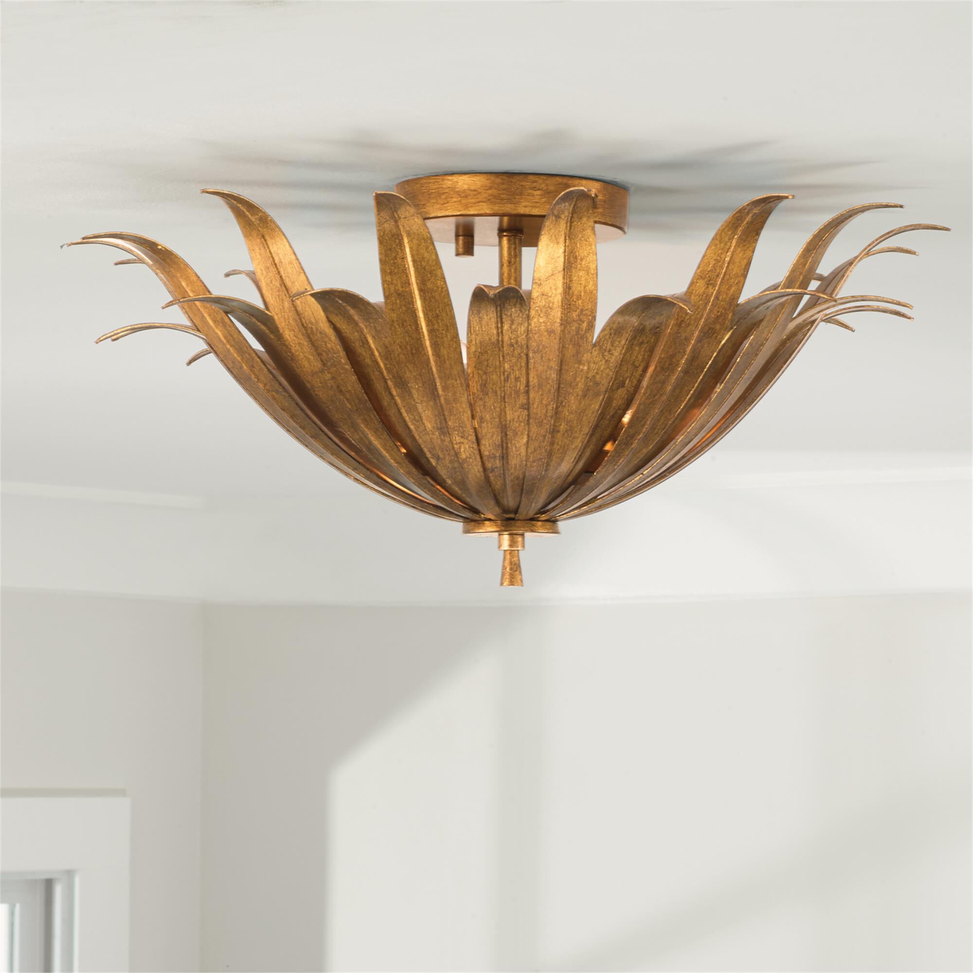 Shown in Antique Gold finish