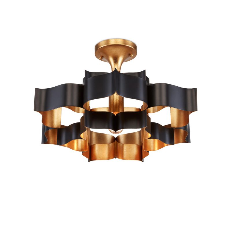 Grand Lotus 20 Inch Mini Chandelier by Currey and Company