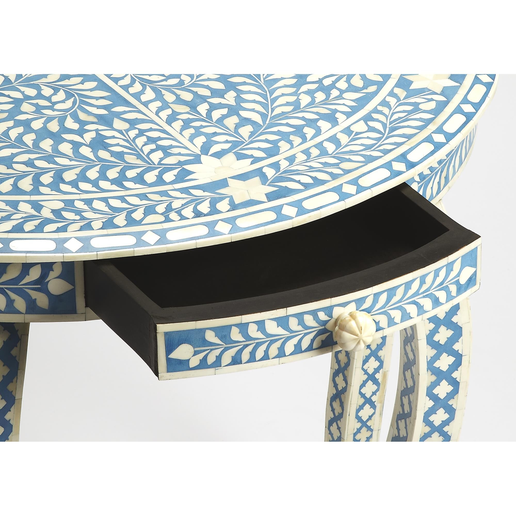 Bone Inlay Console Table by Butler Specialty Company