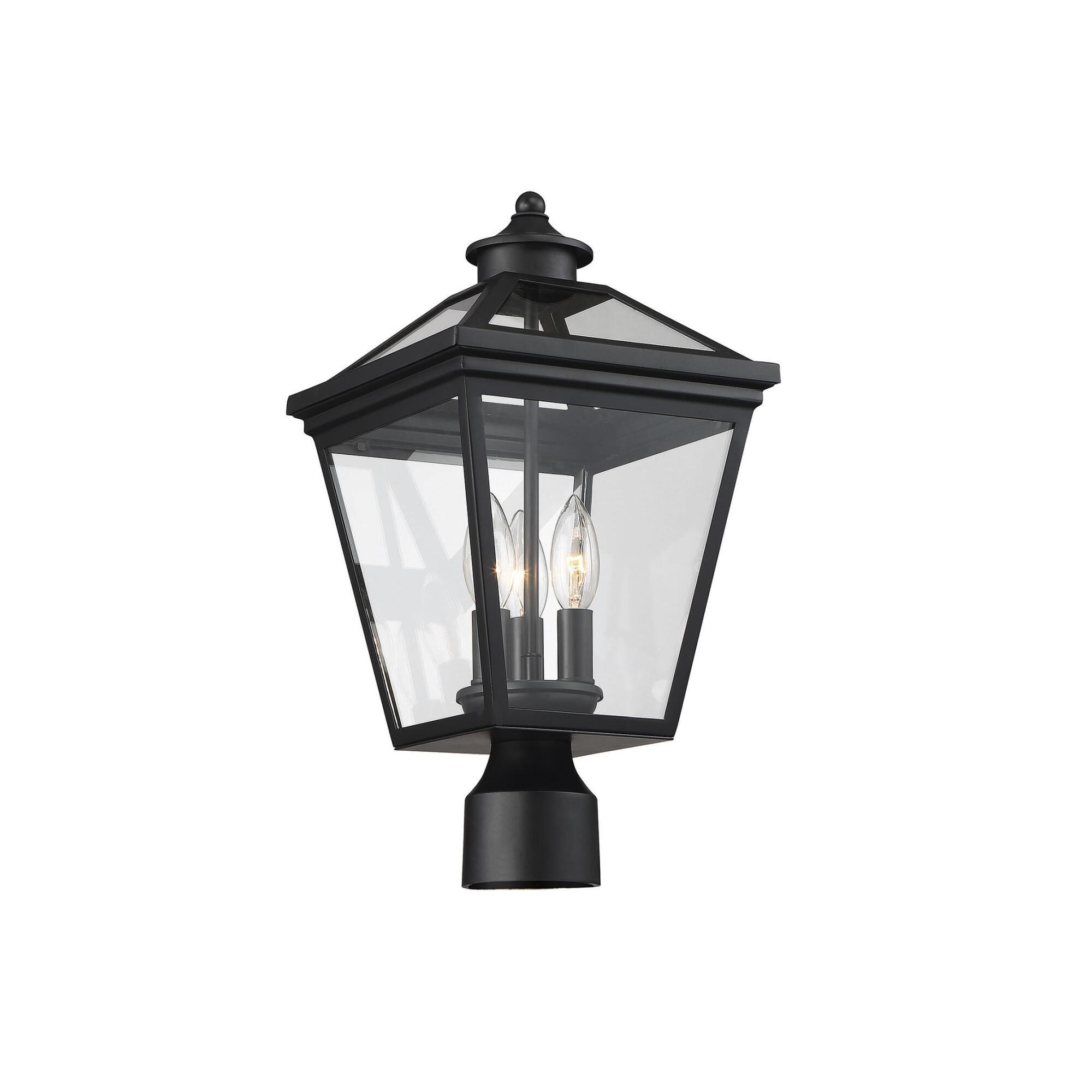 Ellijay 17 Inch Tall 3 Light Outdoor Post Lamp by Savoy House - Clearance