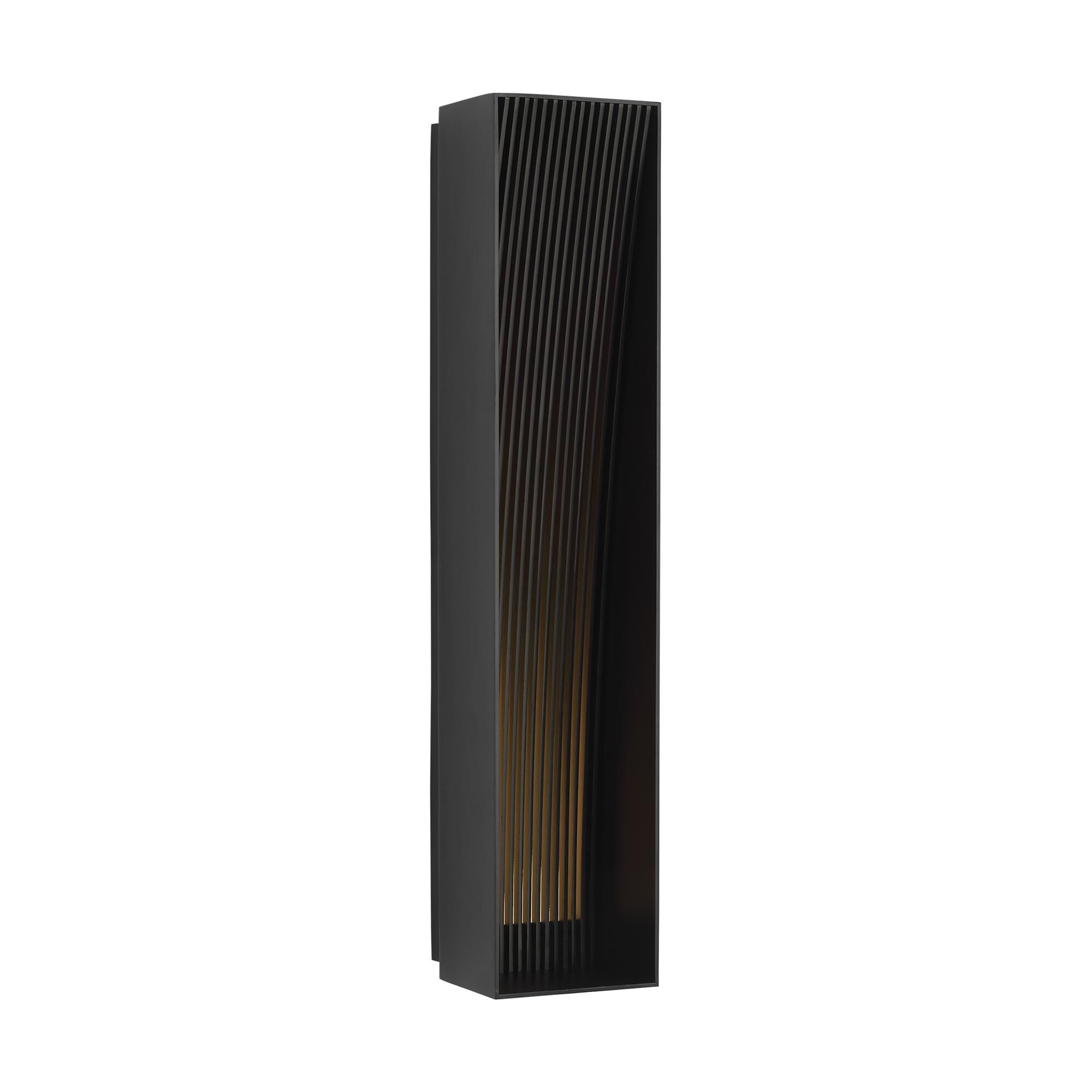 Shown in Outdoor Black finish and Aluminum shade