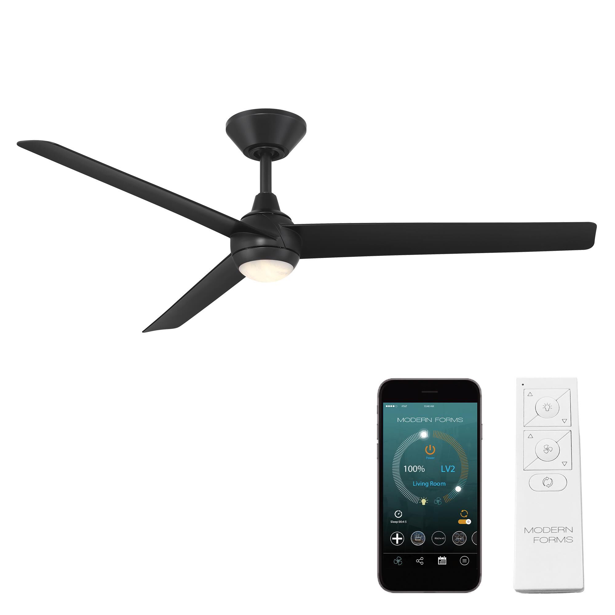 Pisces 54 Inch Ceiling Fan with Light Kit by Modern Forms