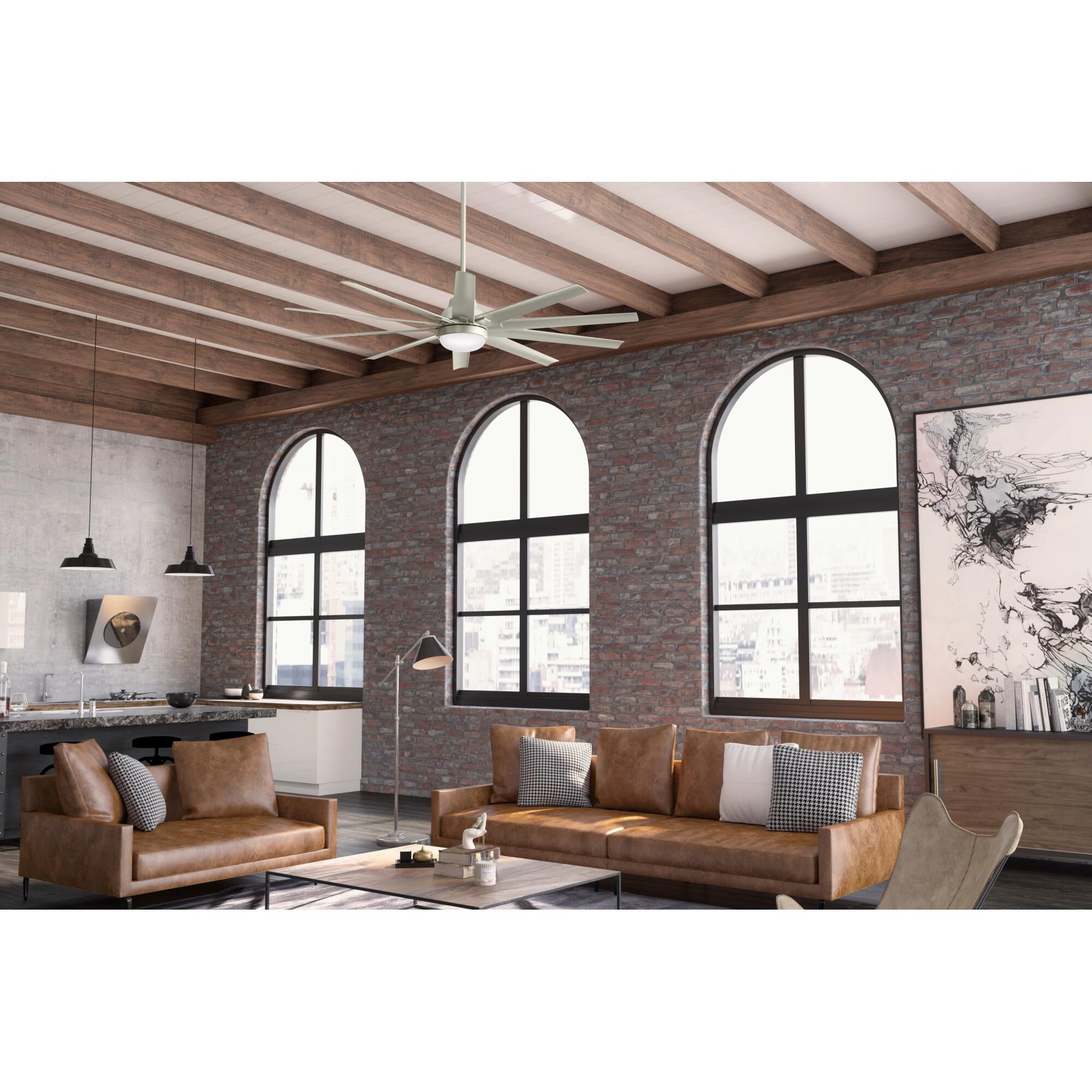 Shown in Matte Nickel finish and Painted Cased White glass