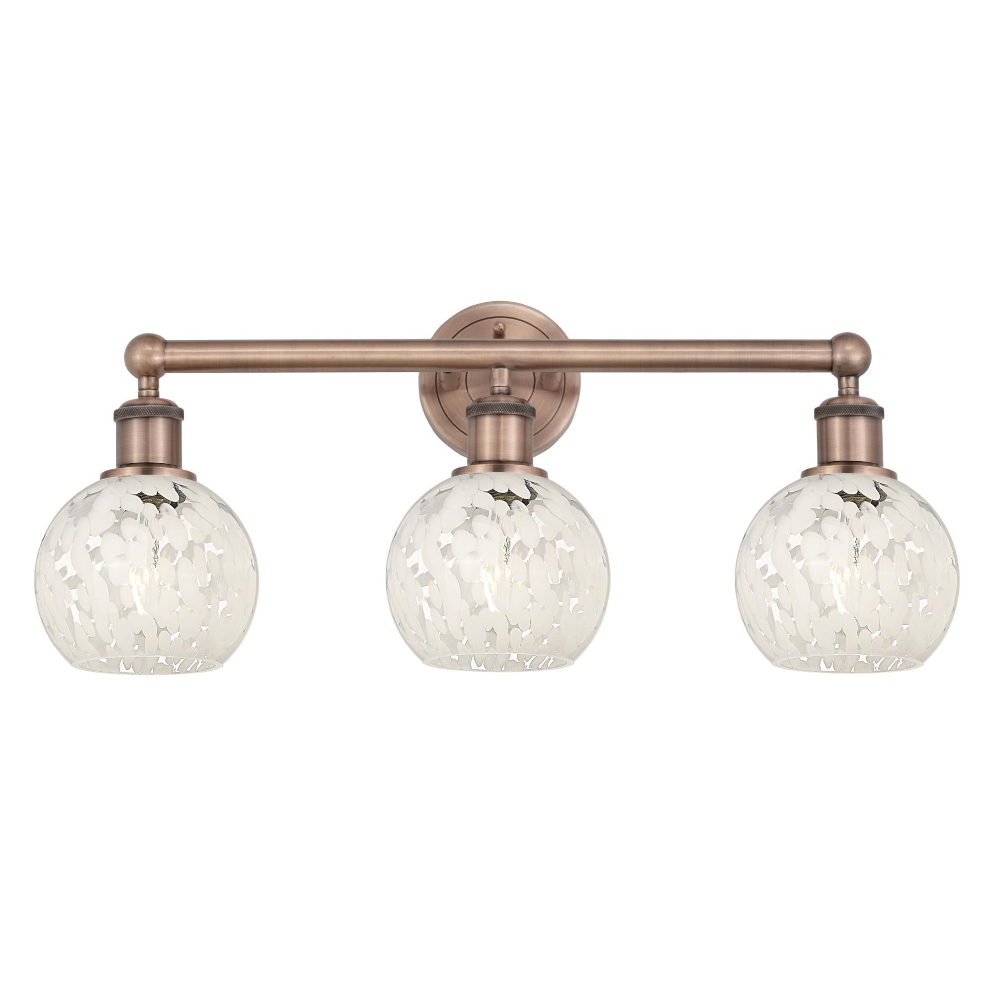 Bruno Marashlian White Mouchette 24 Inch Bath Vanity Light by Innovations Lighting