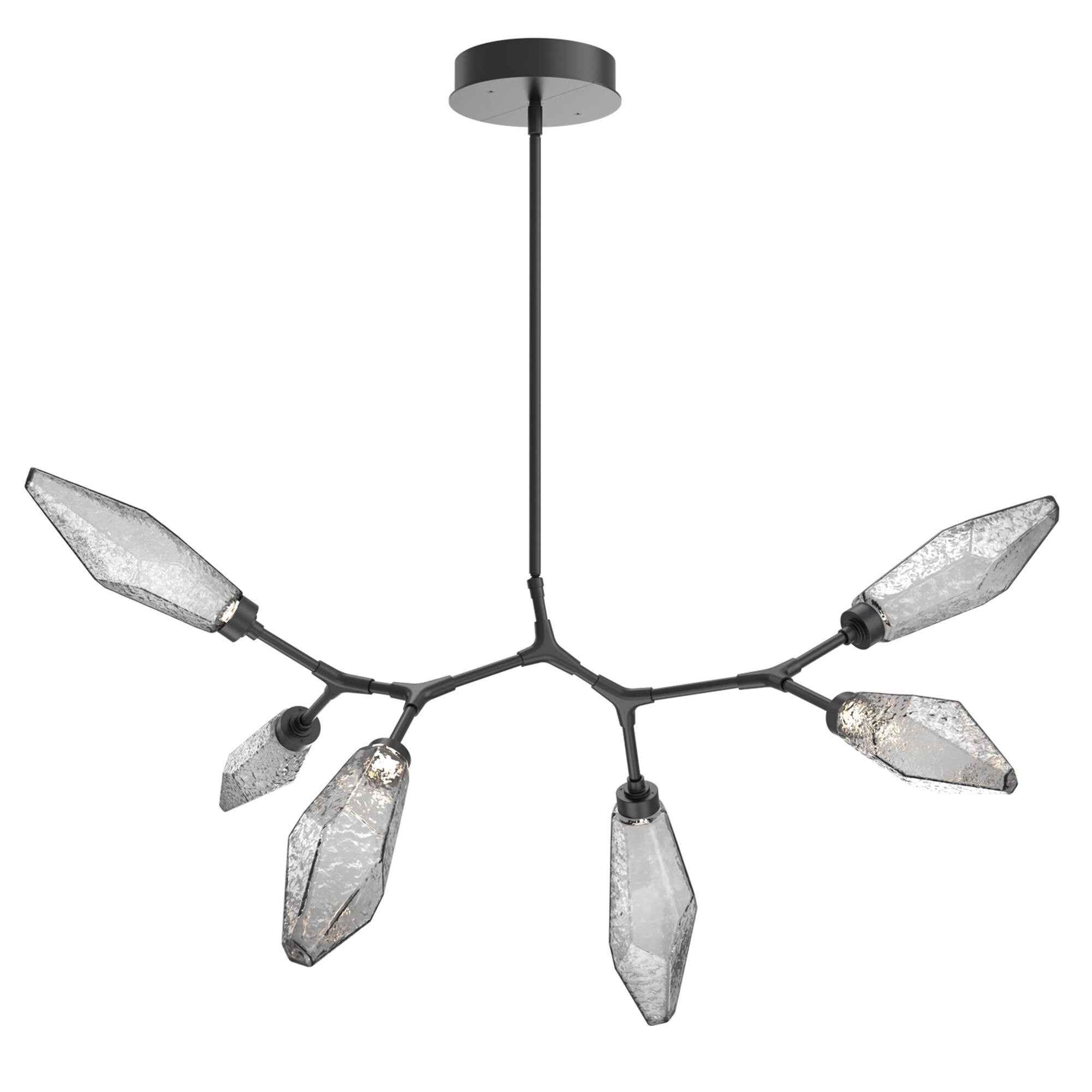 Shown in Matte Black finish and Smoke glass