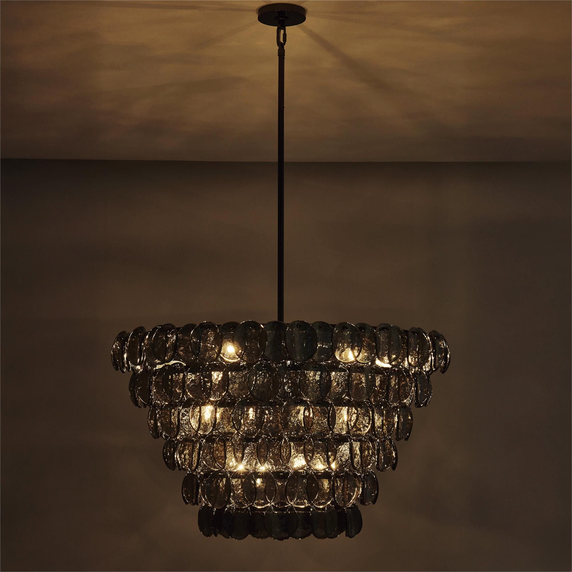 Uroko 34 Inch Chandelier,