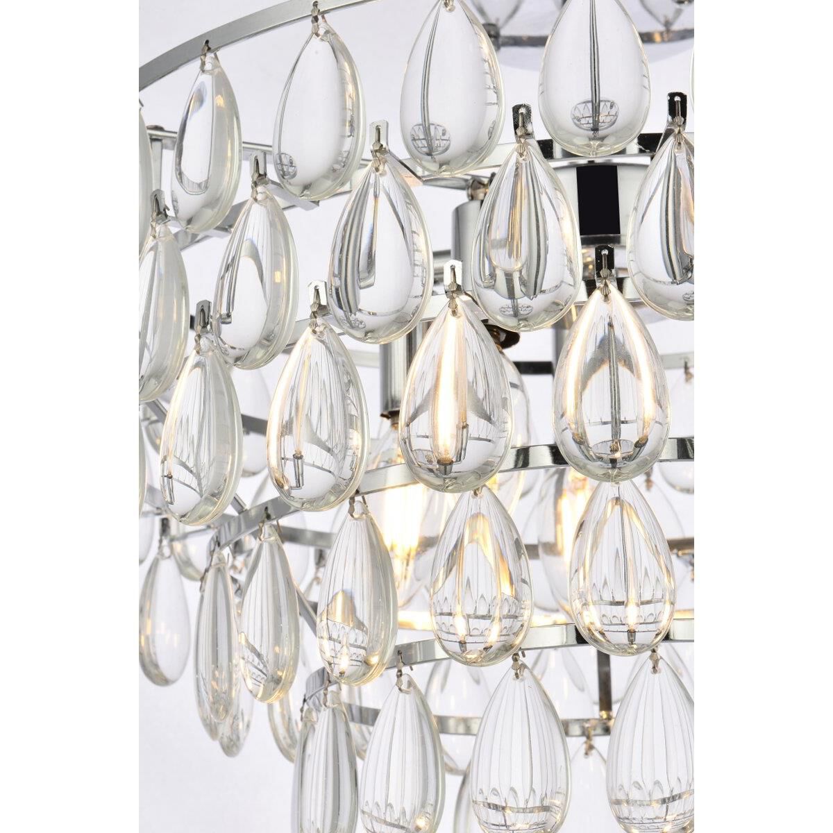 Shown in Chrome finish and Royal Cut Clear crystal