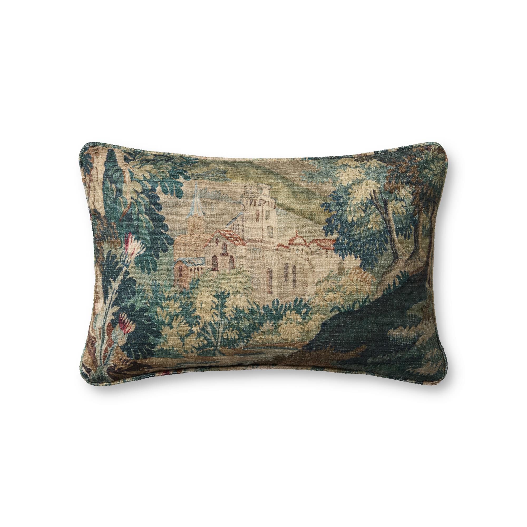 Shown in Green / Multi finish and Cover Only - Pillow Sold Separately accent