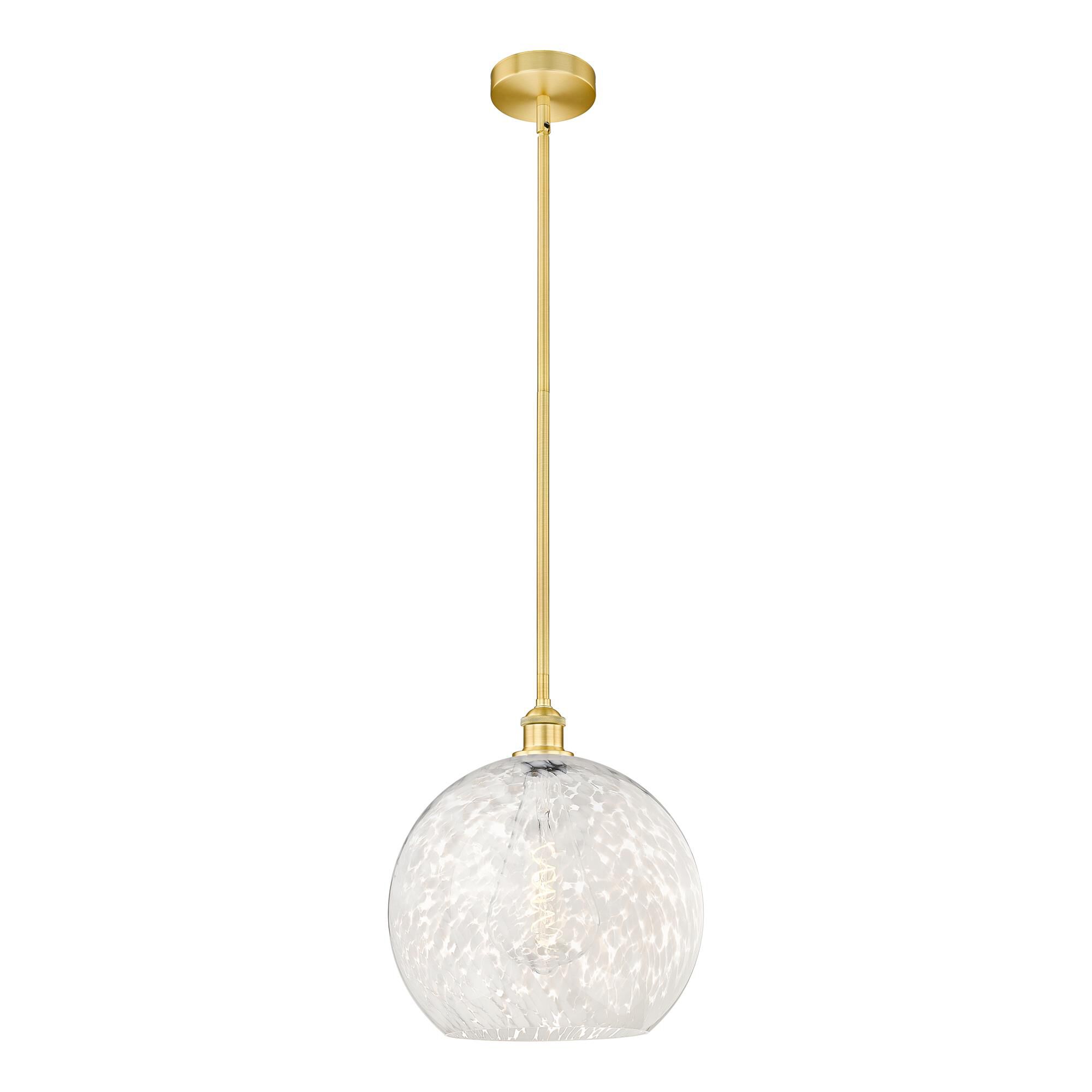 Bruno Marashlian White Mouchette 14 Inch Large Pendant by Innovations Lighting