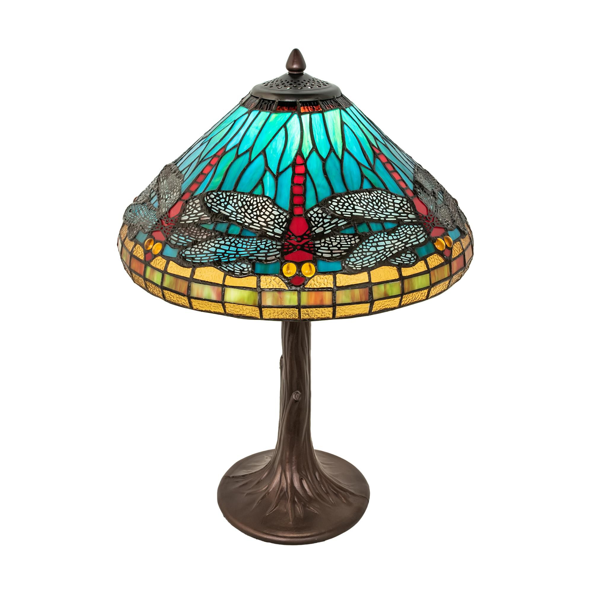 Tiffany Dragonfly 23 Inch Table Lamp by Meyda Lighting