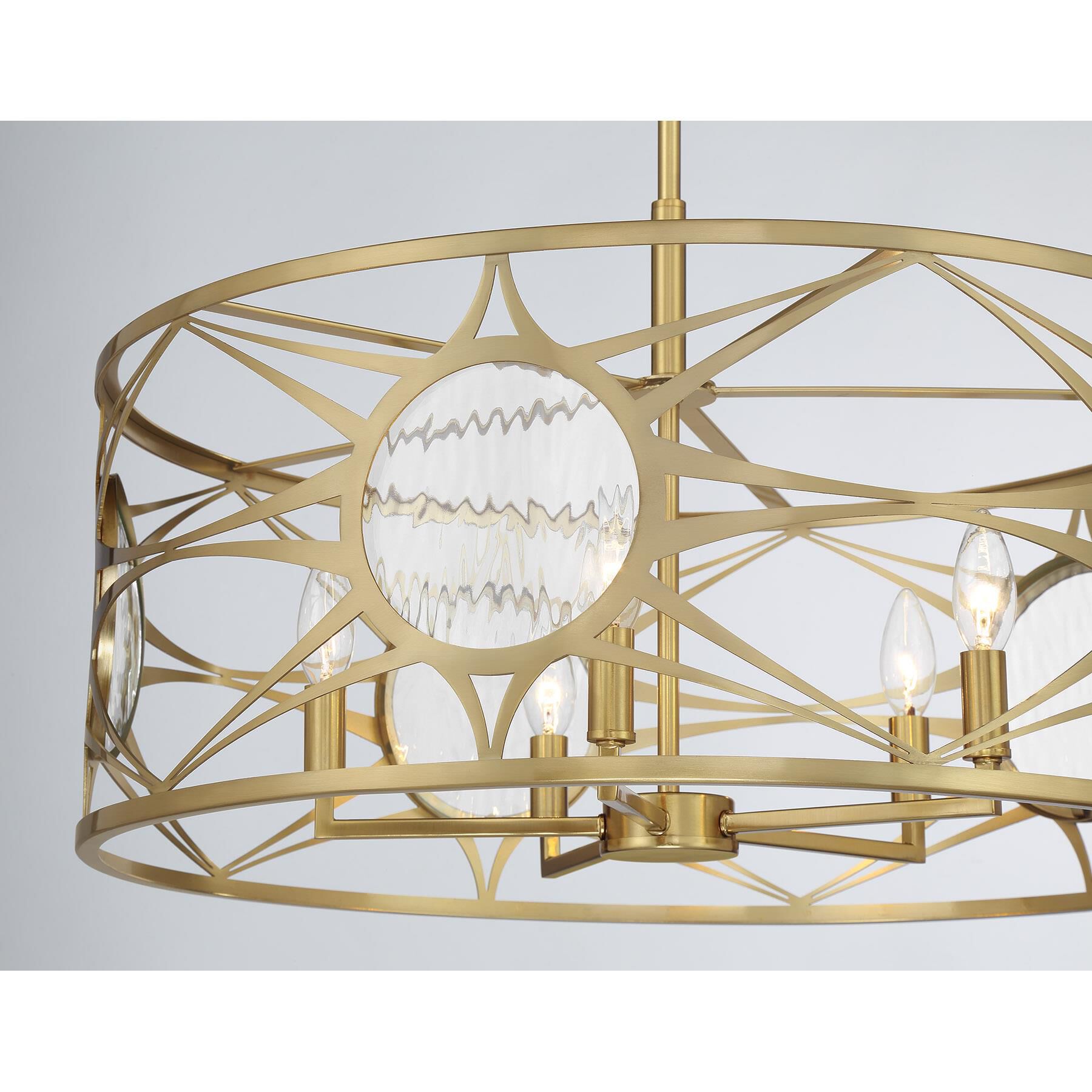 Balfour 24 Inch Semi Flush Mount by Savoy House